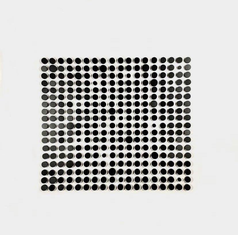 58 x 58 inches, Laser cut pvc