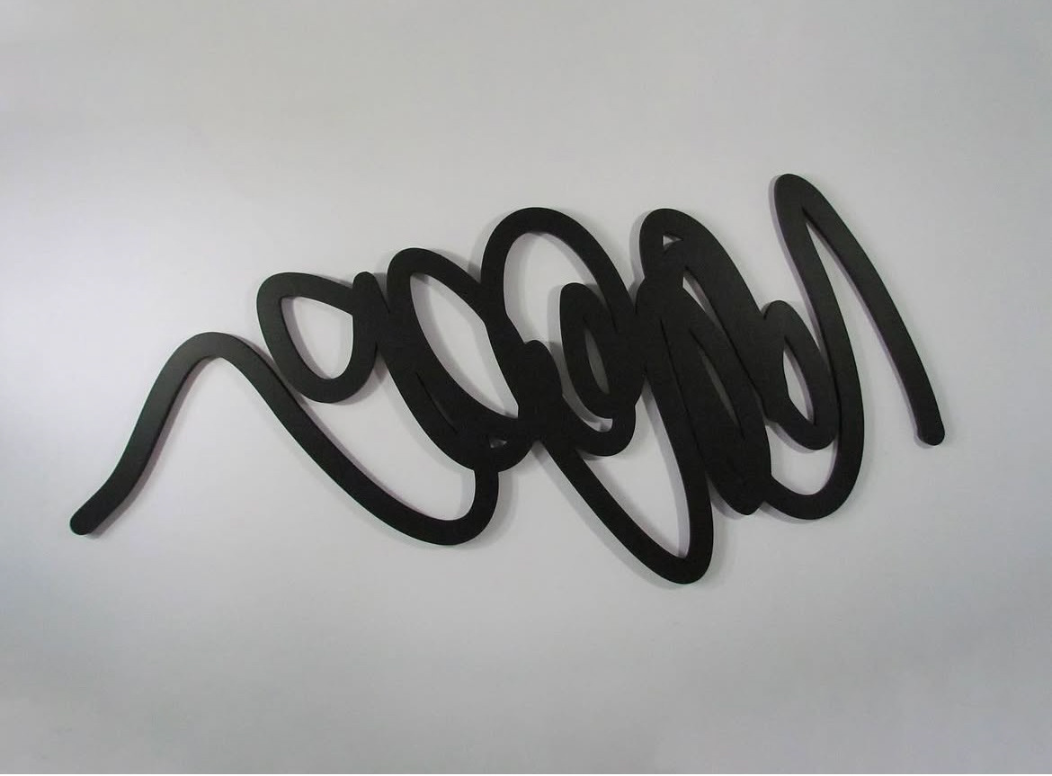 38 x 79 inches, Acrylic on laser cut aluminum