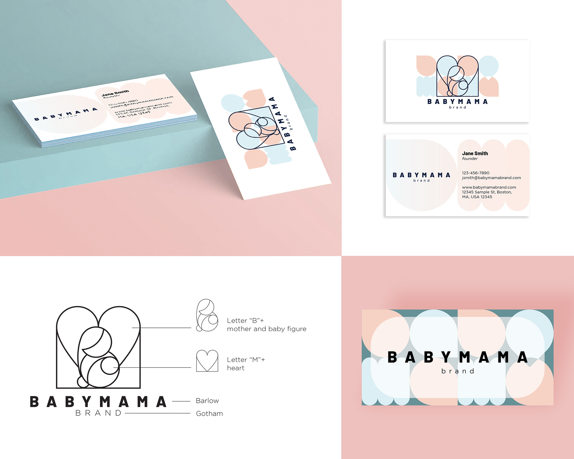 Client website: www.babymamabrand.com Design concept: women empowerment, minimal.