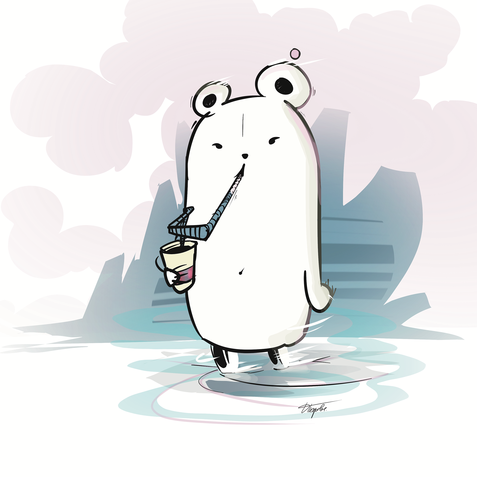 Rushing bear
