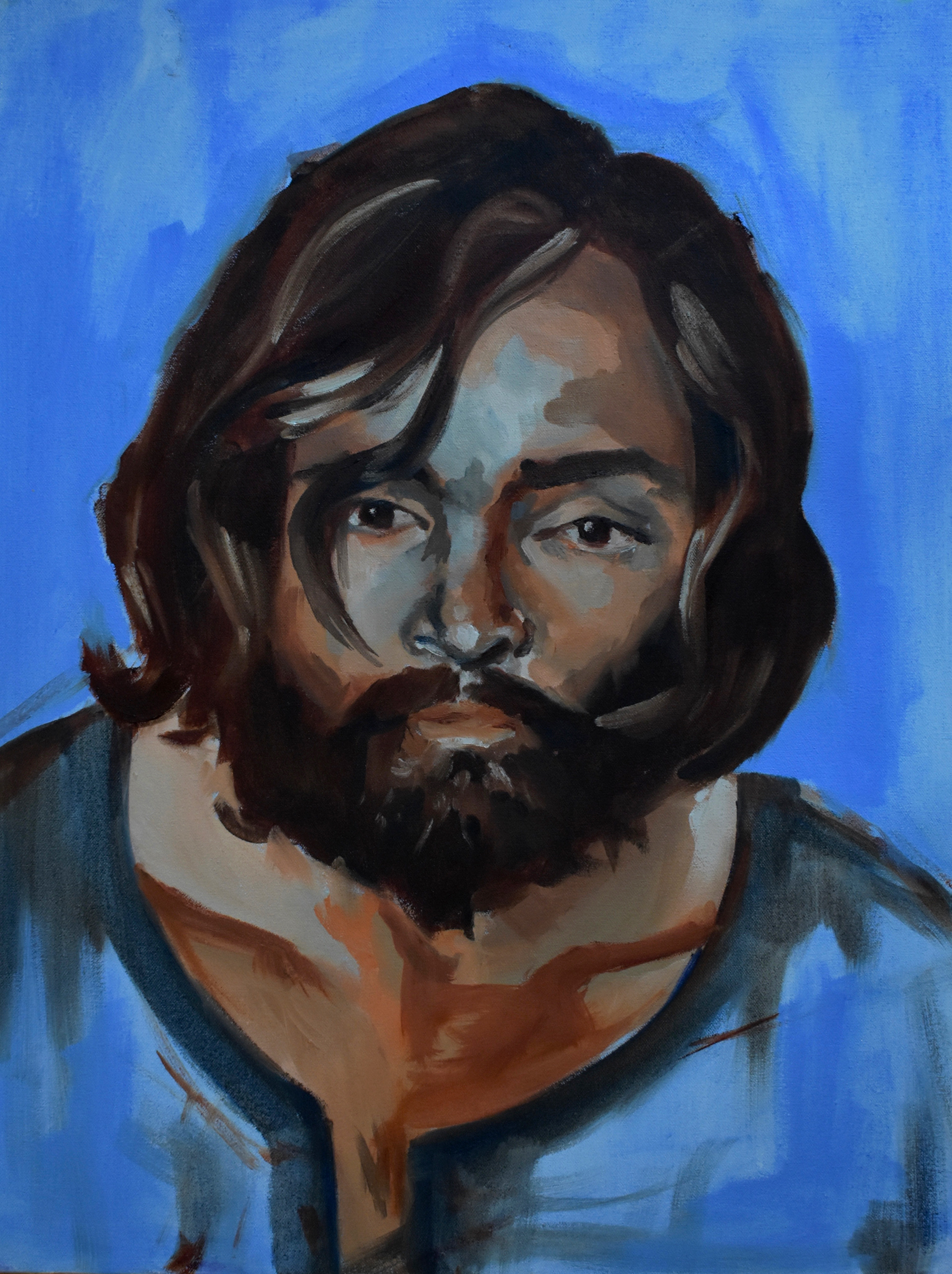 Sloth (2019). oil on canvas. 18 x 20 in