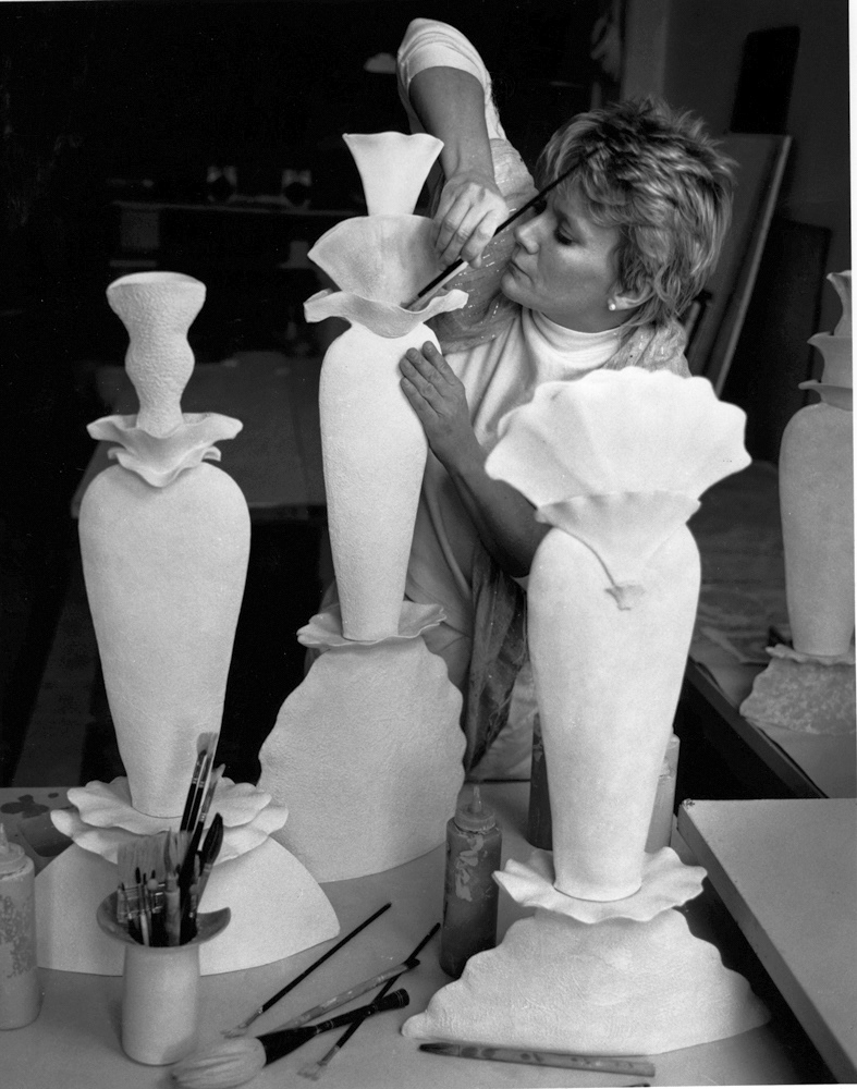Rosette Gault in Studio 1988