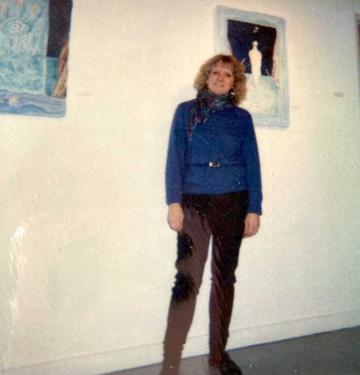 Gault at exhibition 1992