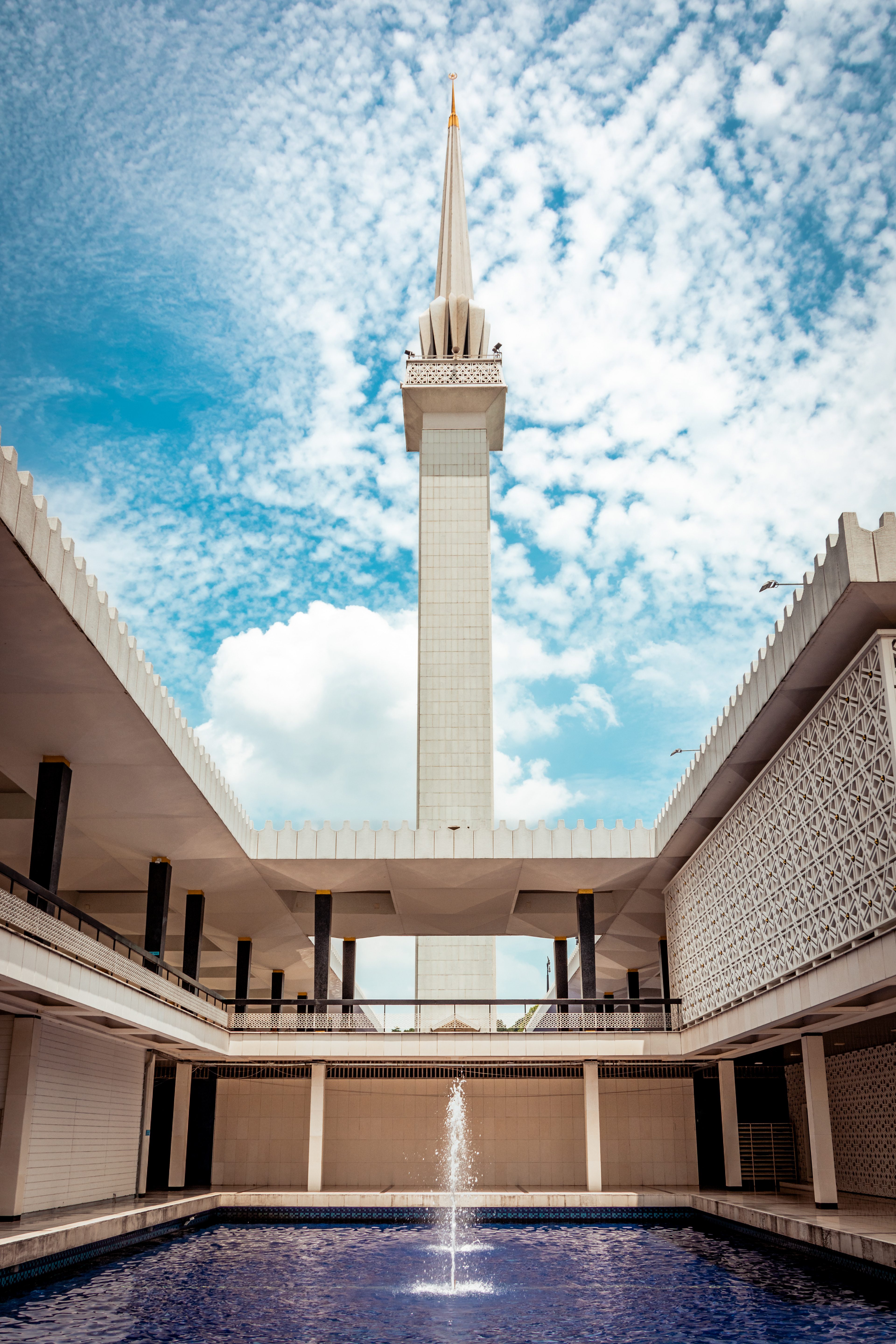 National Mosque "Masjid Negara" in Kuala Lumpur