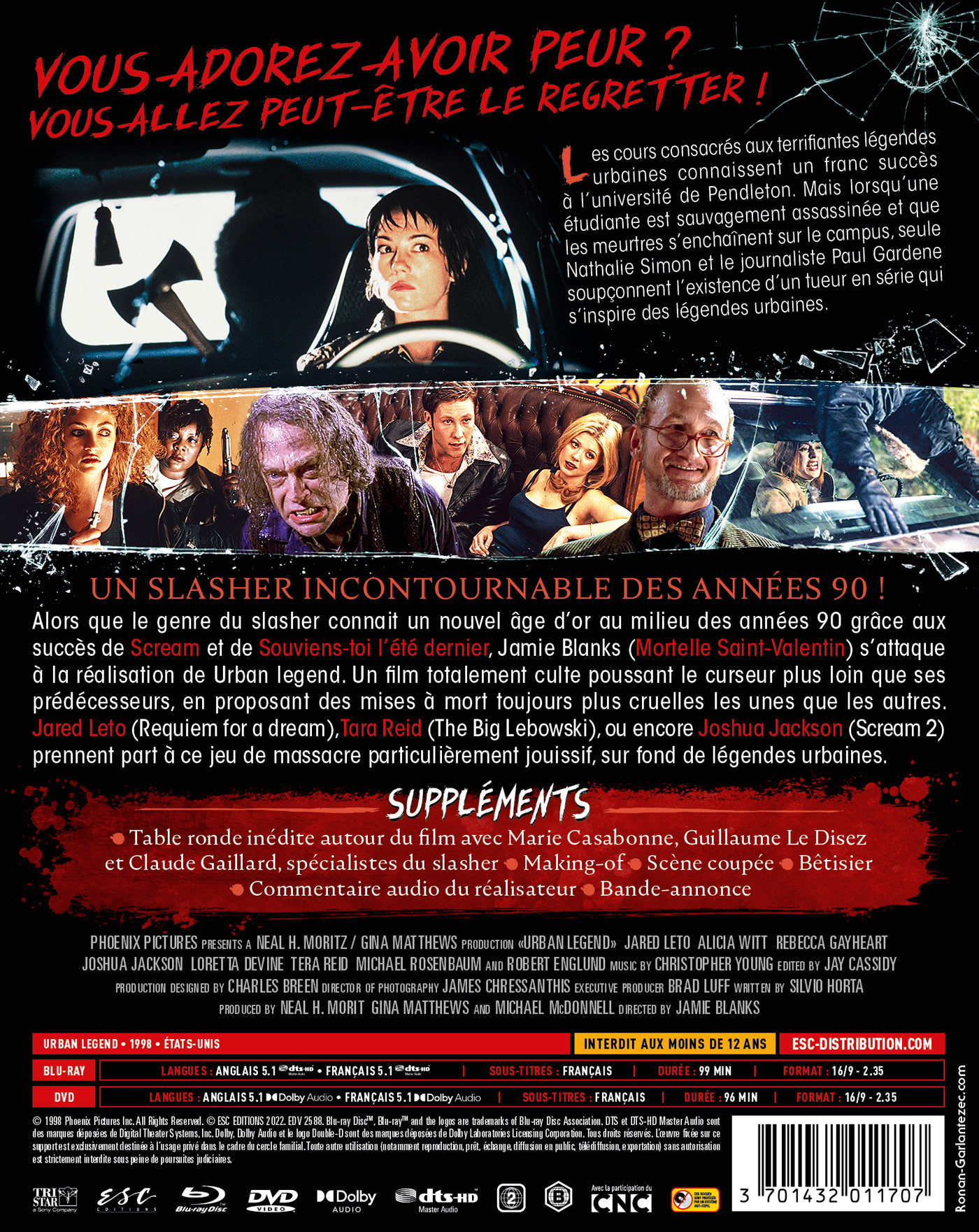 Verso étui Urban Legend