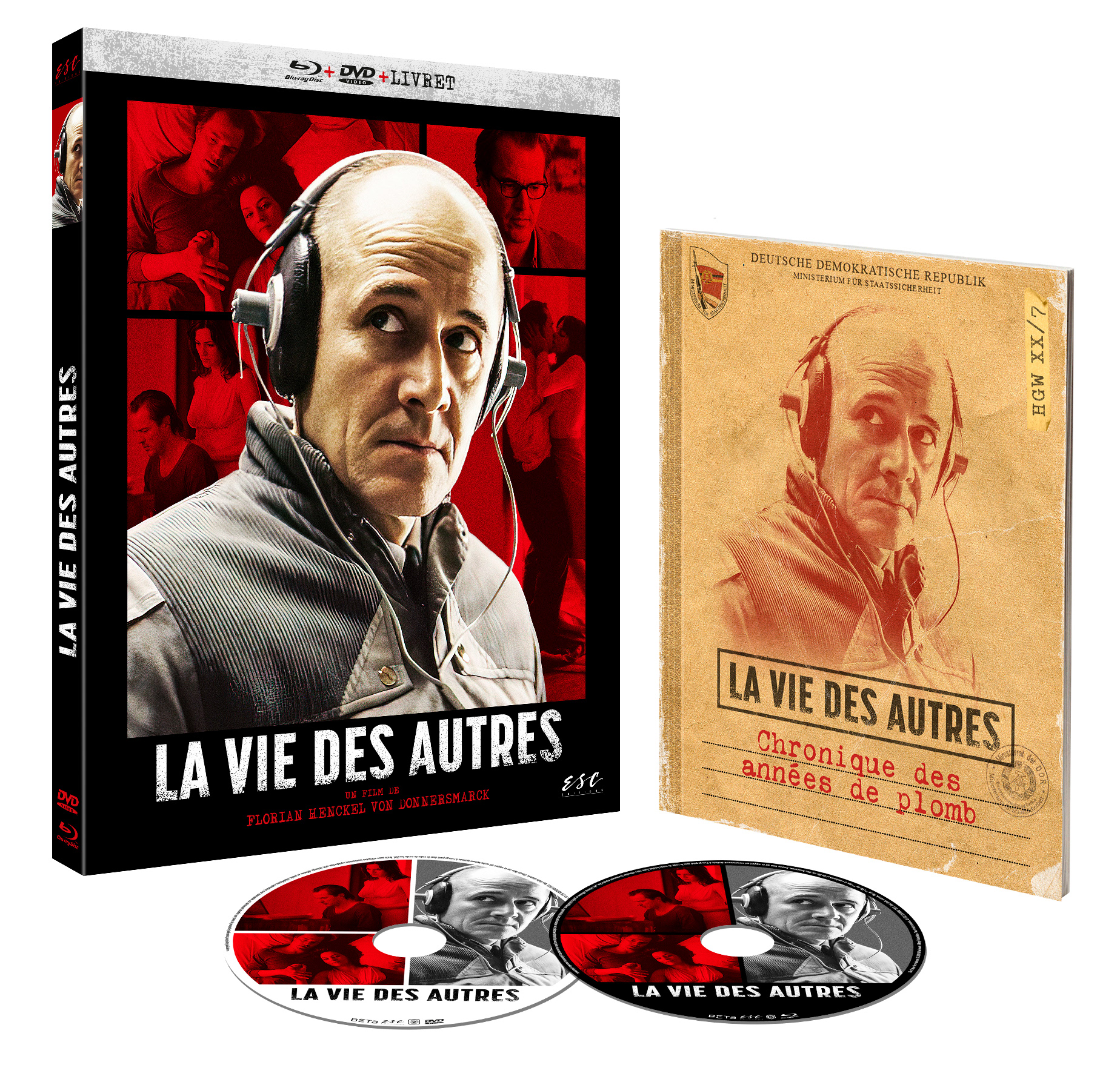 Étui, livret 20 pages, rondelles