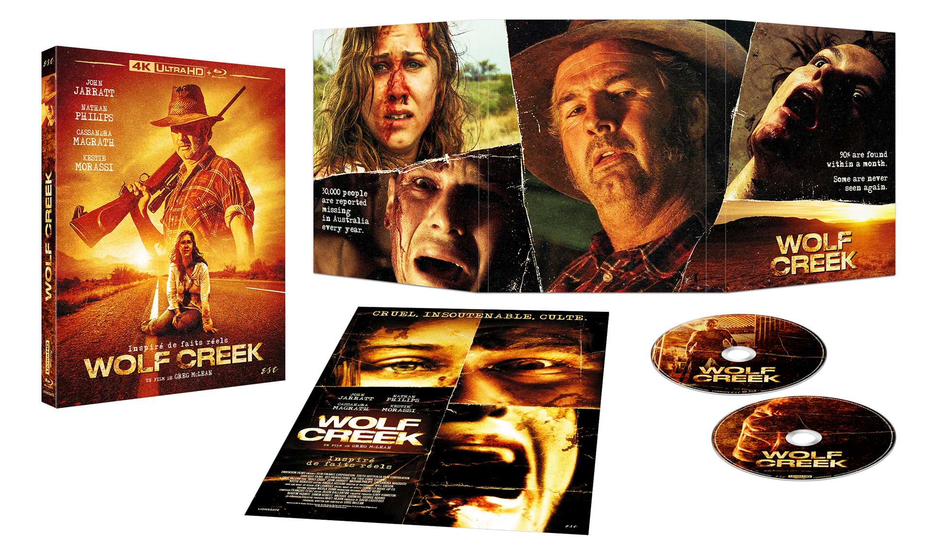 Etui, digipack, rondelles, poster