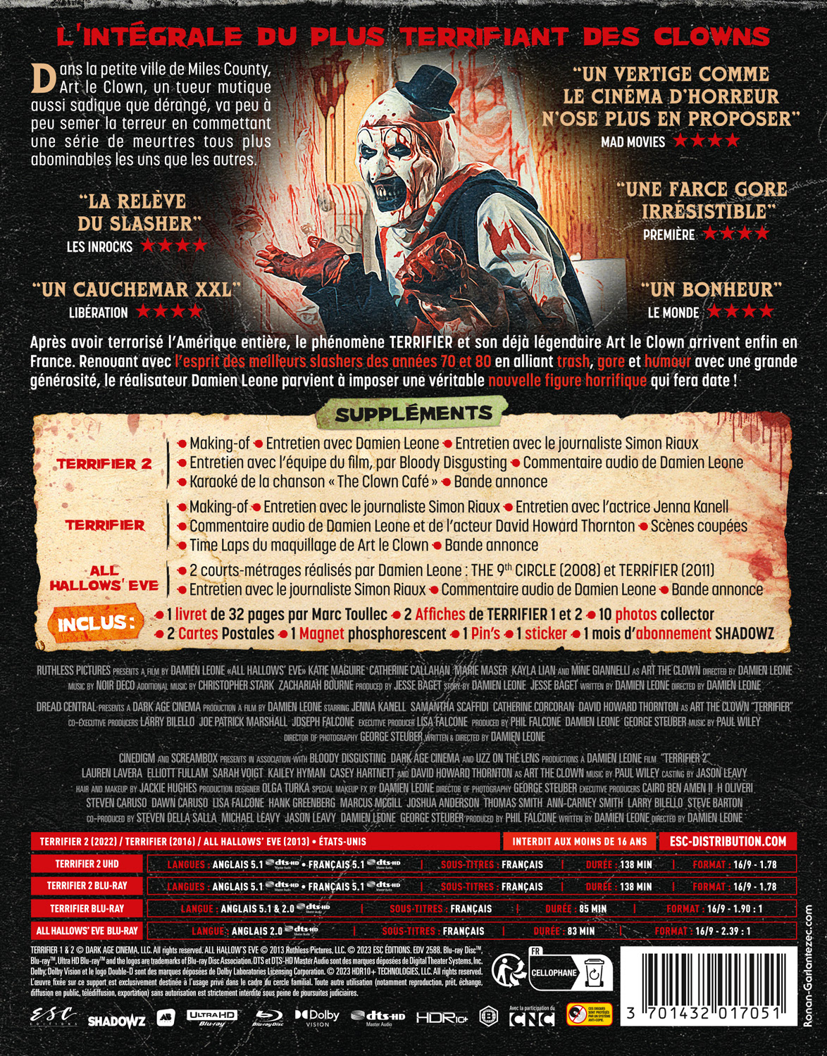 leaflet verso étui