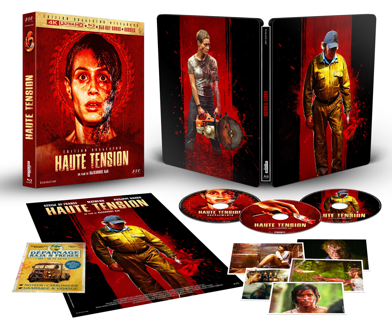 Edition collector : Etui, steelbook, poster, flyer, photos