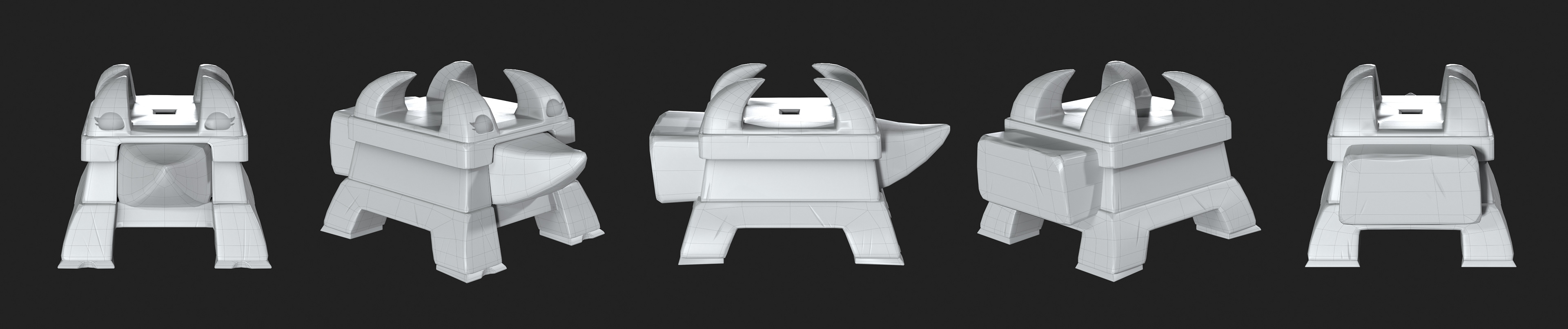 Anvil Totem Wireframe