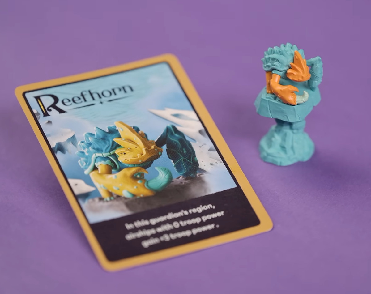 Reefhorn Miniature and Card