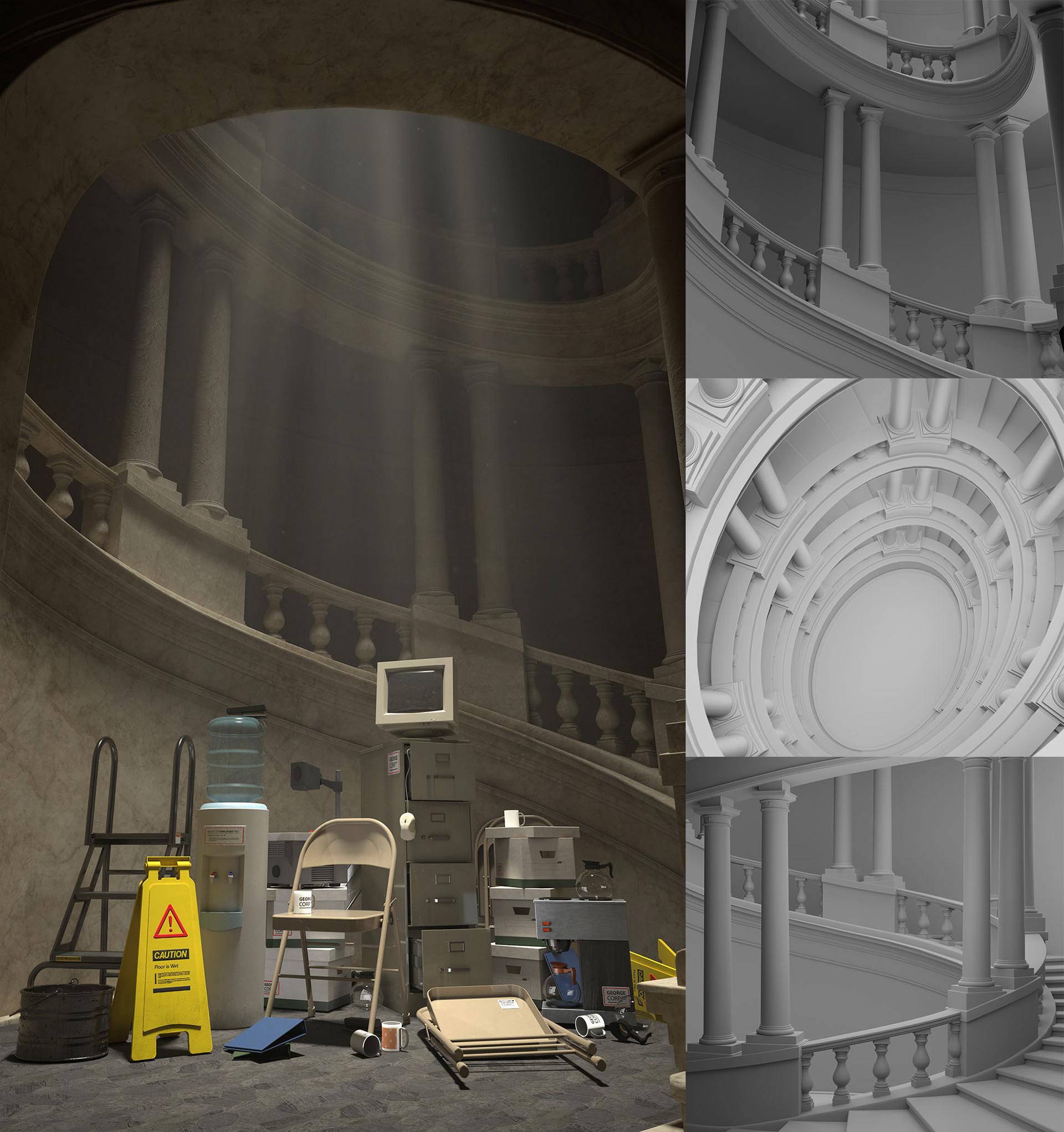 2019 Borromini's Staircase - All Aspects