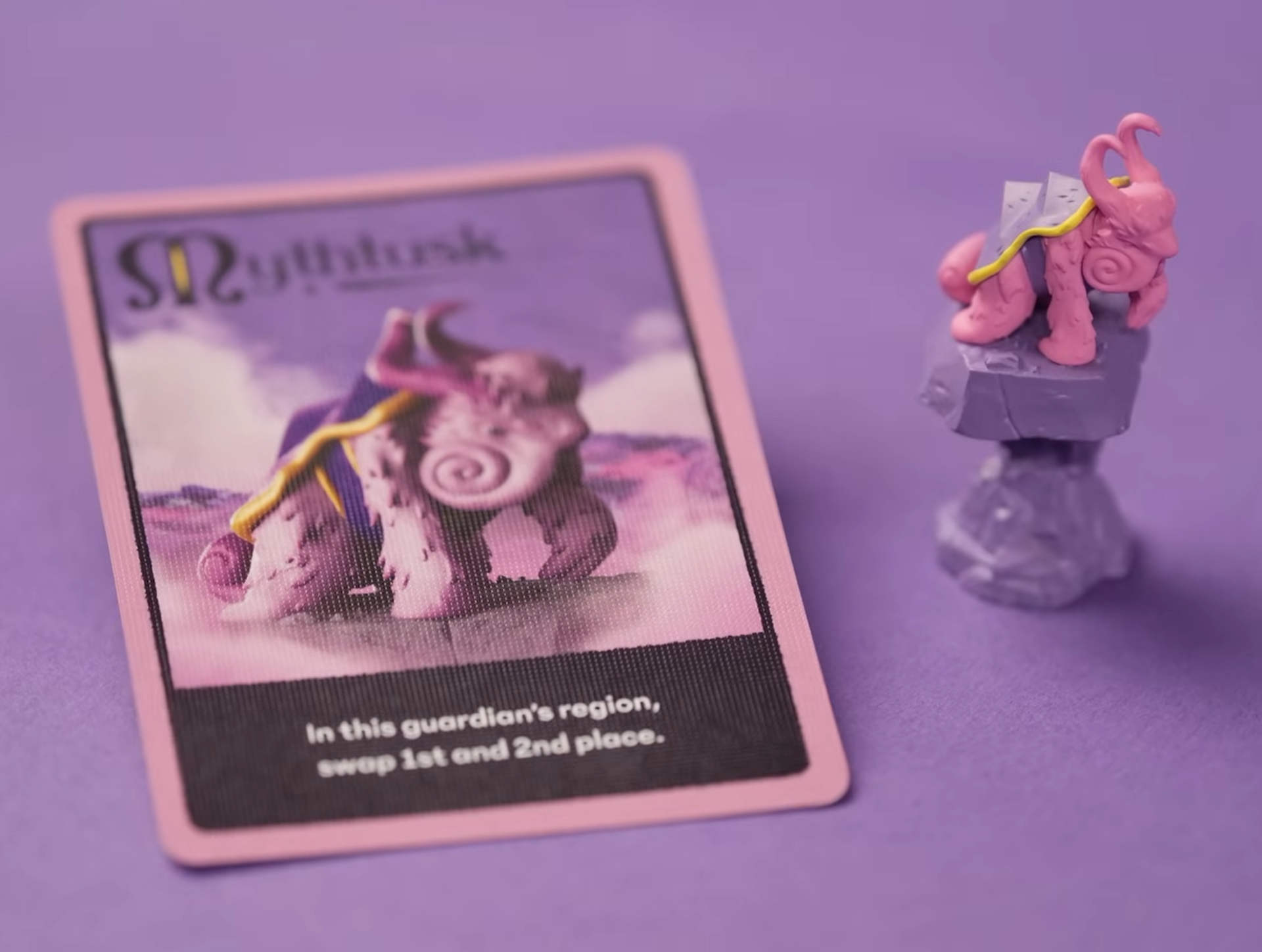 Mythtusk Miniature and Card