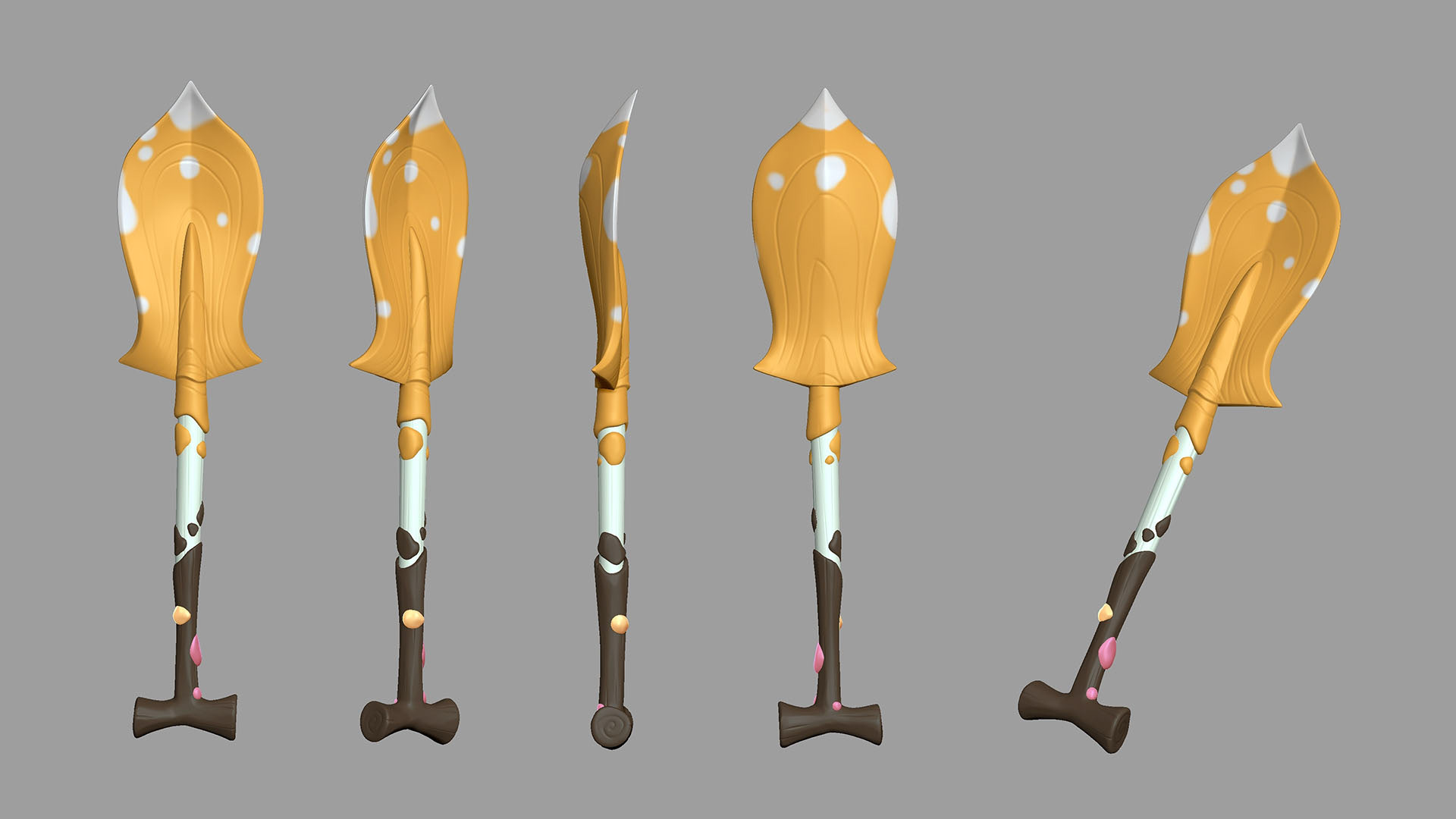 Shovel Weapon High Poly