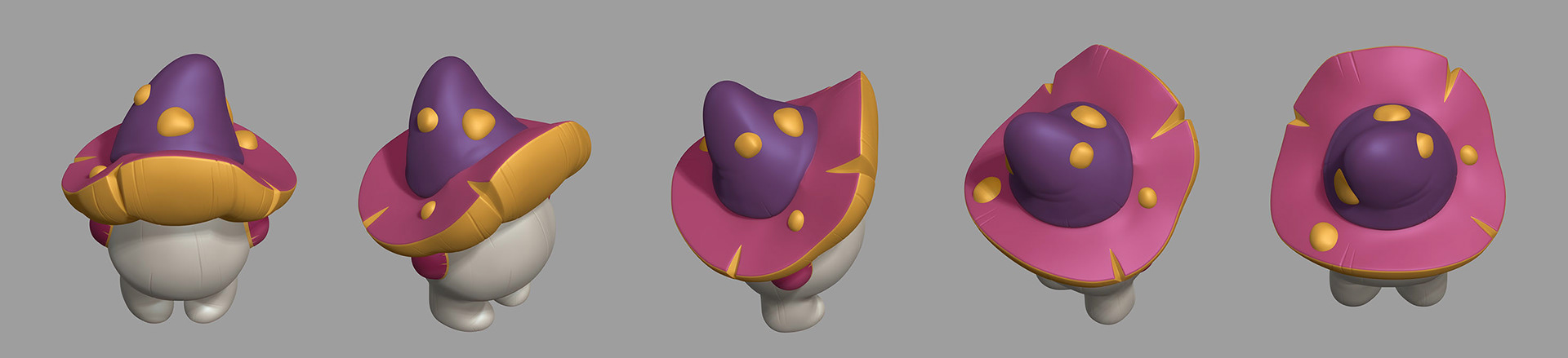 Mushroom Friend High Poly