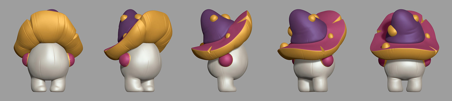 Mushroom Friend High Poly