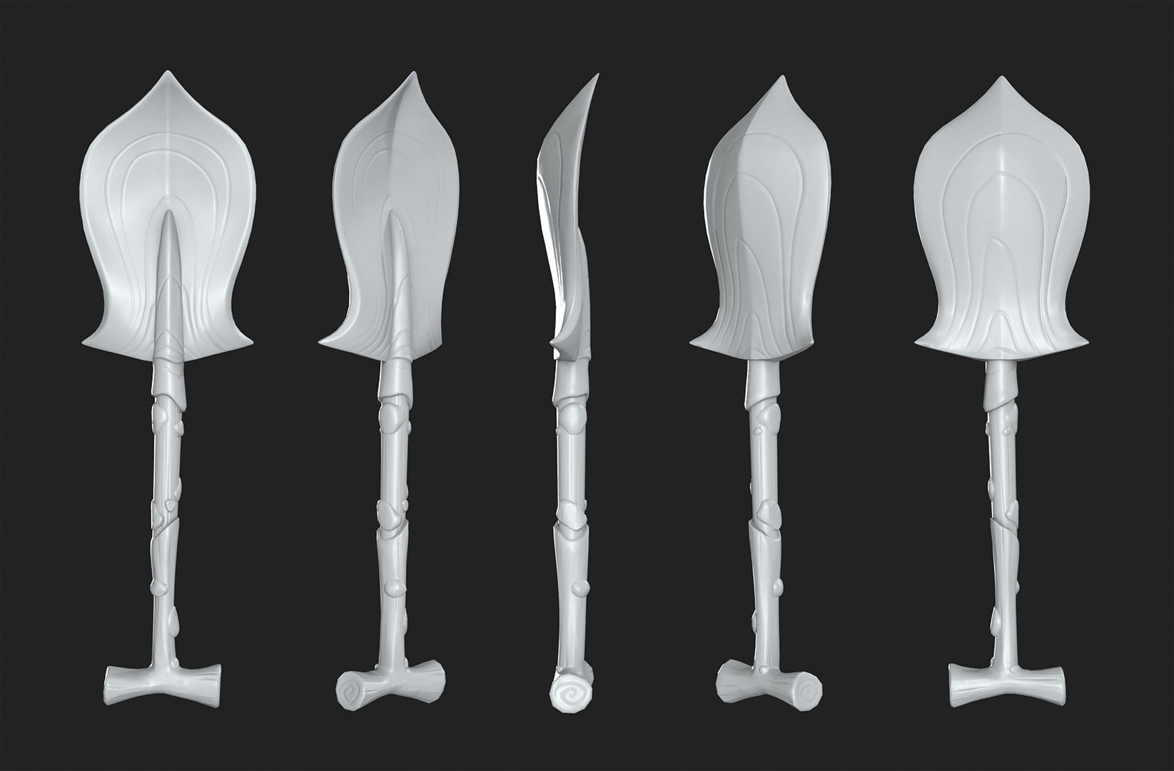 Mycelia Shovel Low Poly