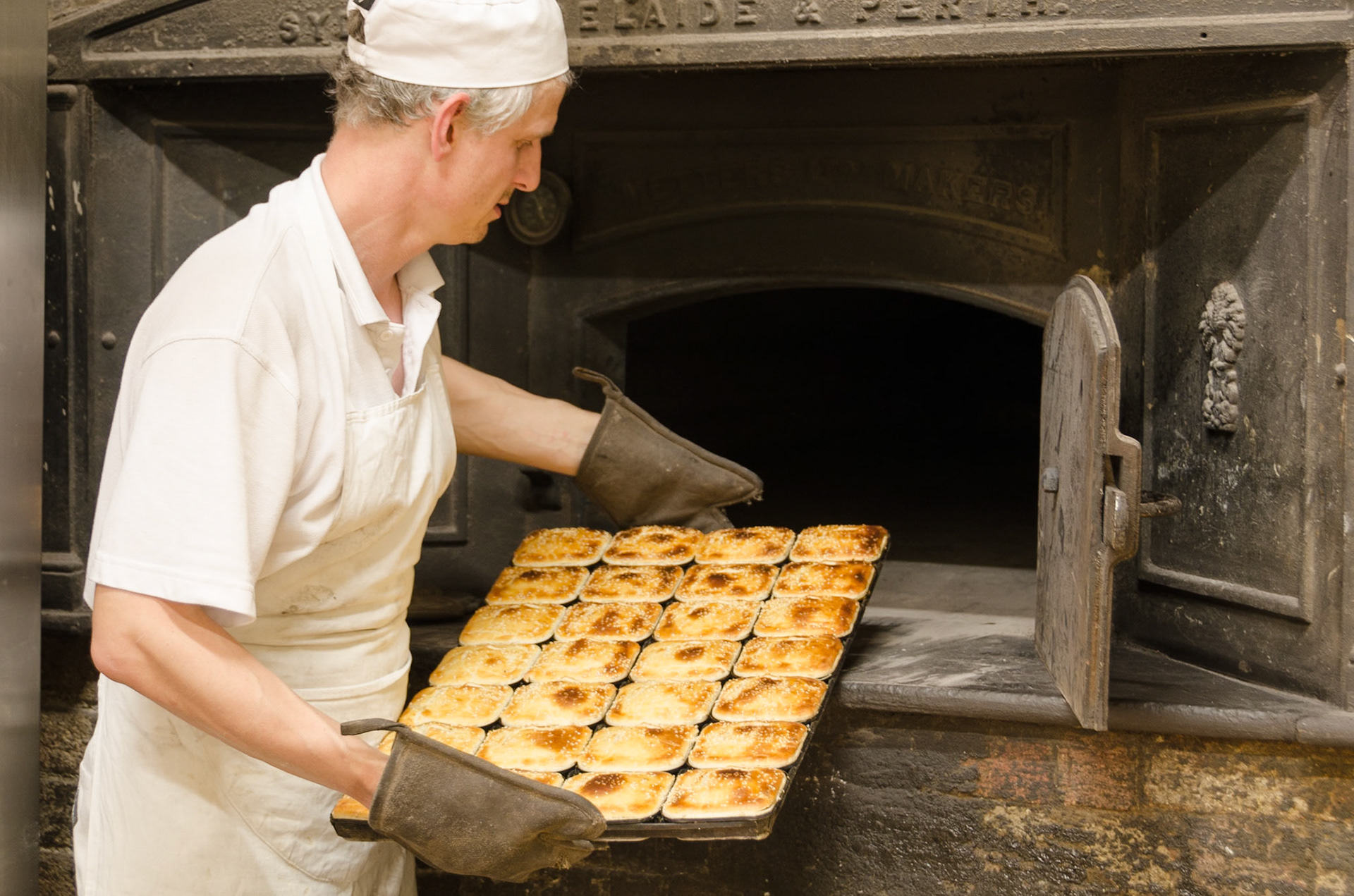 Pies from the wood-fired oven