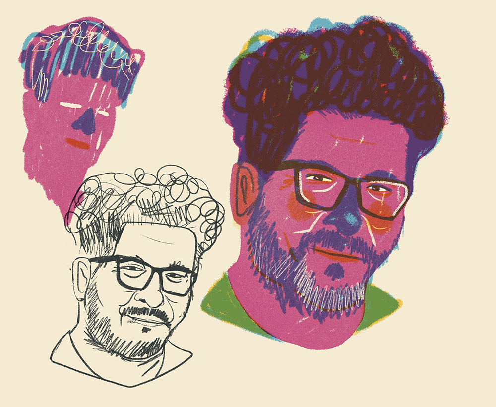 Strong-Colorful-Portrait-Illustration_Rose_Glass-by-Polina-Jakimova