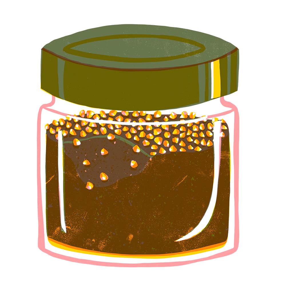 Illustrated-Hazelnut-and-Chocolate-Spread-by-Polina-Jakimova