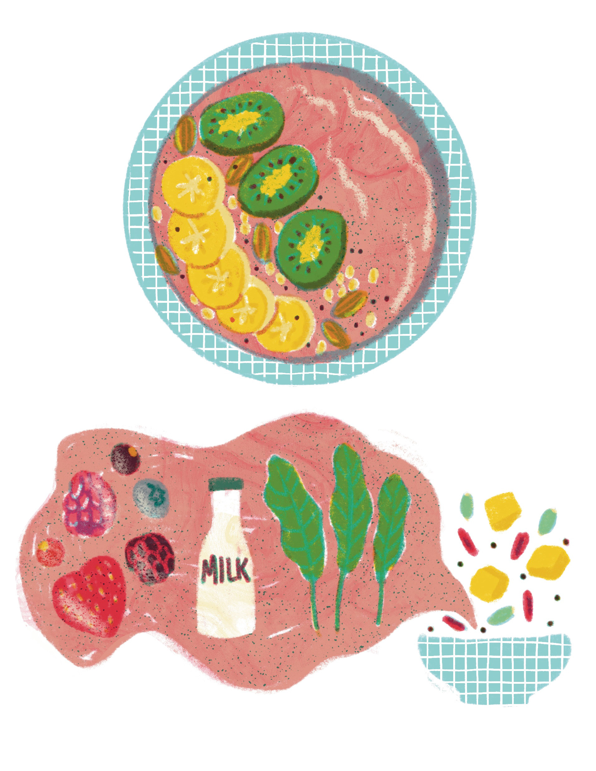 Healthy-Smoothie-Bowl-Illustration-Sketch-with-Ingredients-for-Namawell-by-Polina-Jakimova