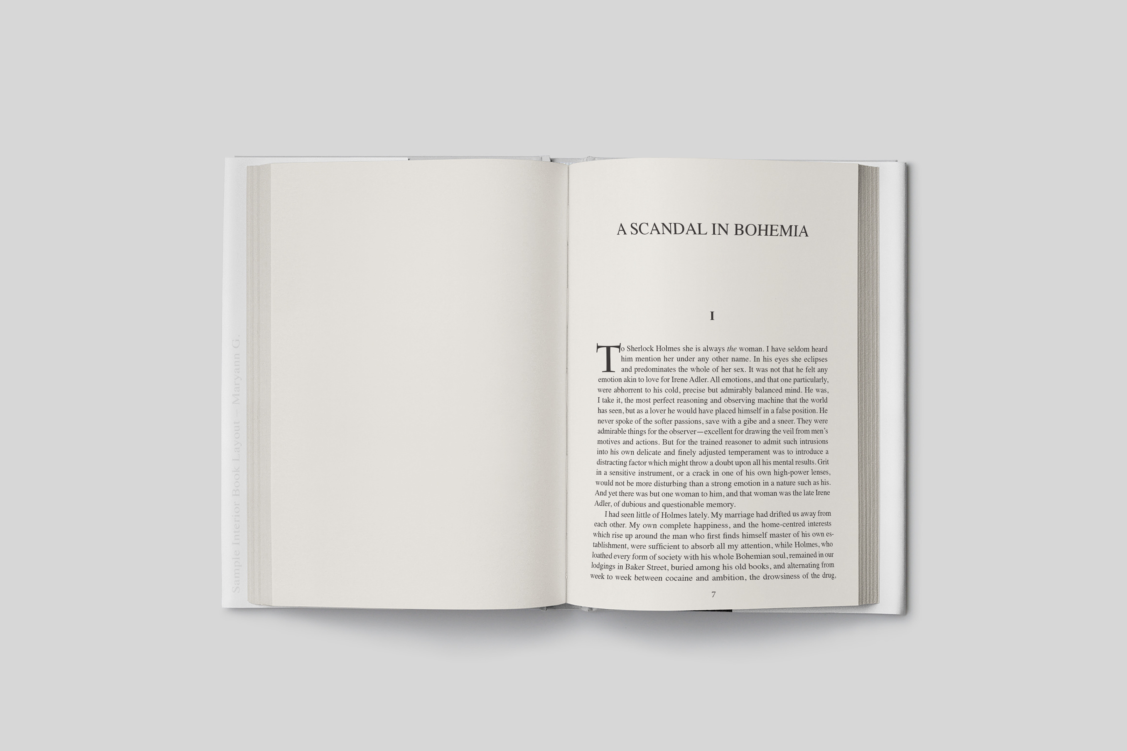 Chapter 1 title page with drop-cap and part 1 section indicator
