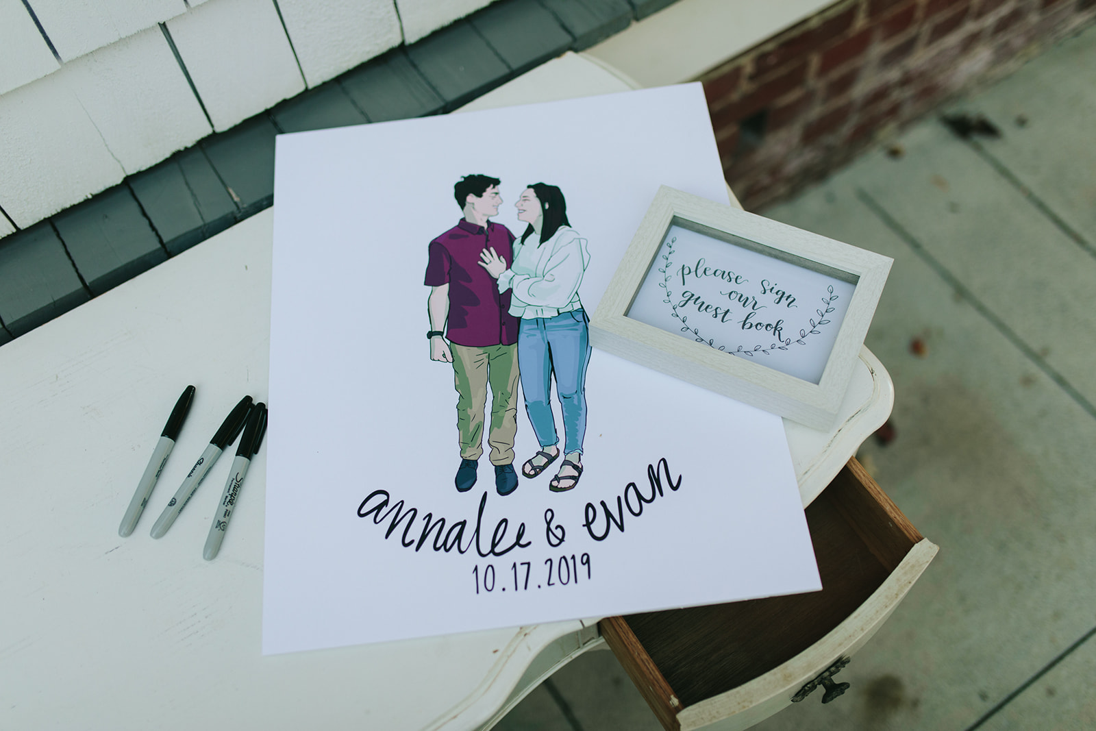 Custom full-length portrait