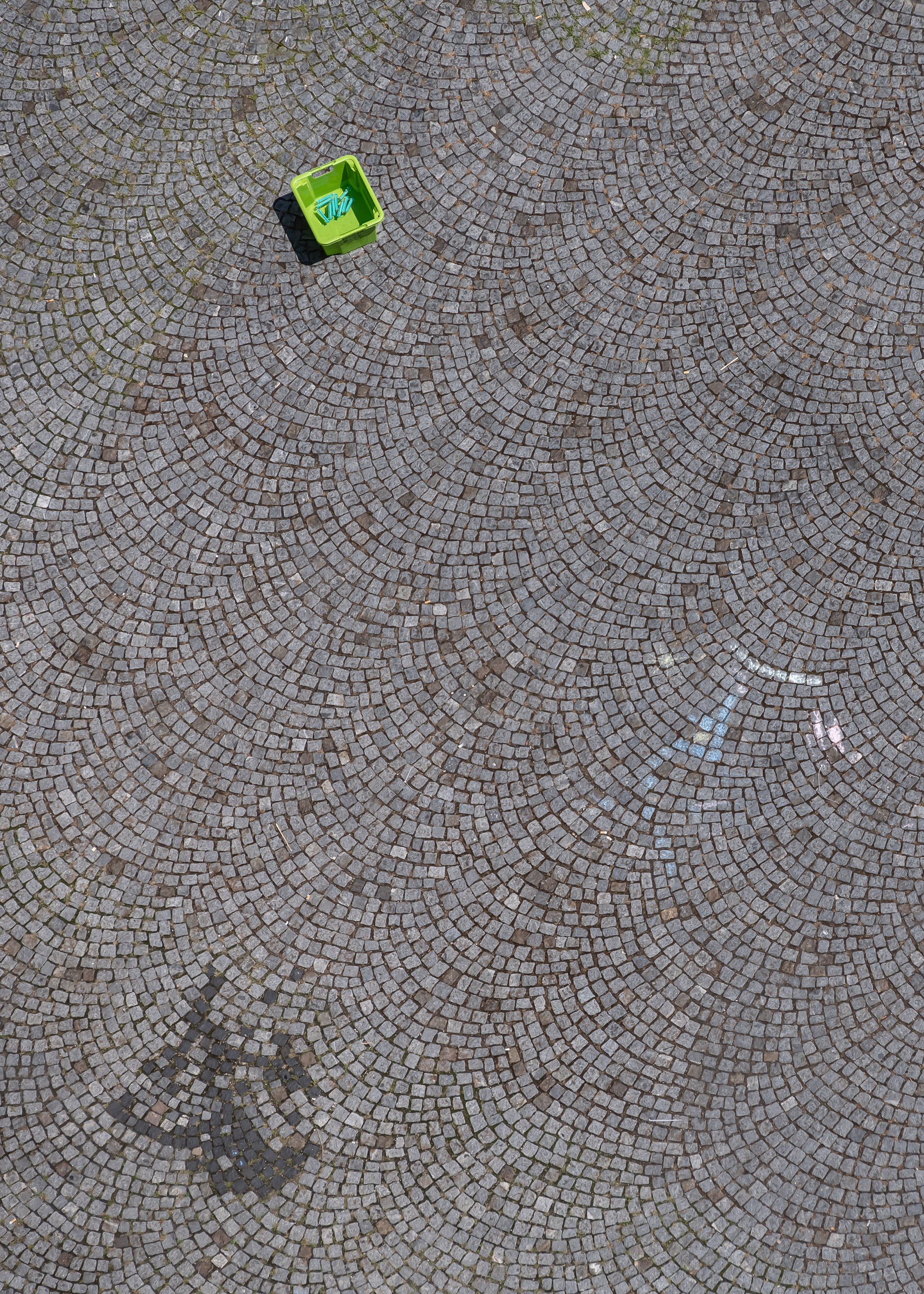 Blick vom Turm - Reste vom Markt