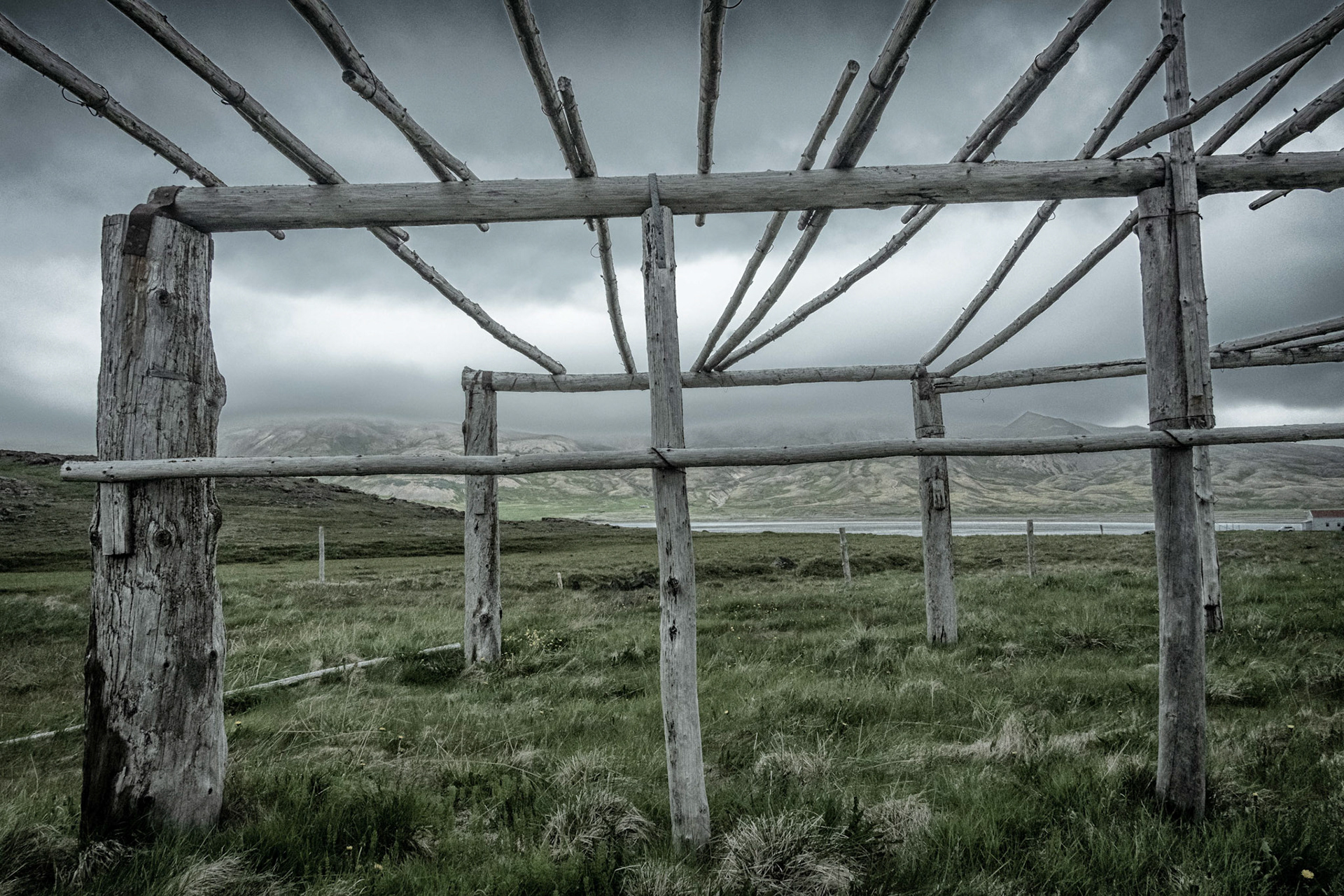 Altes Fischtrockengerüst