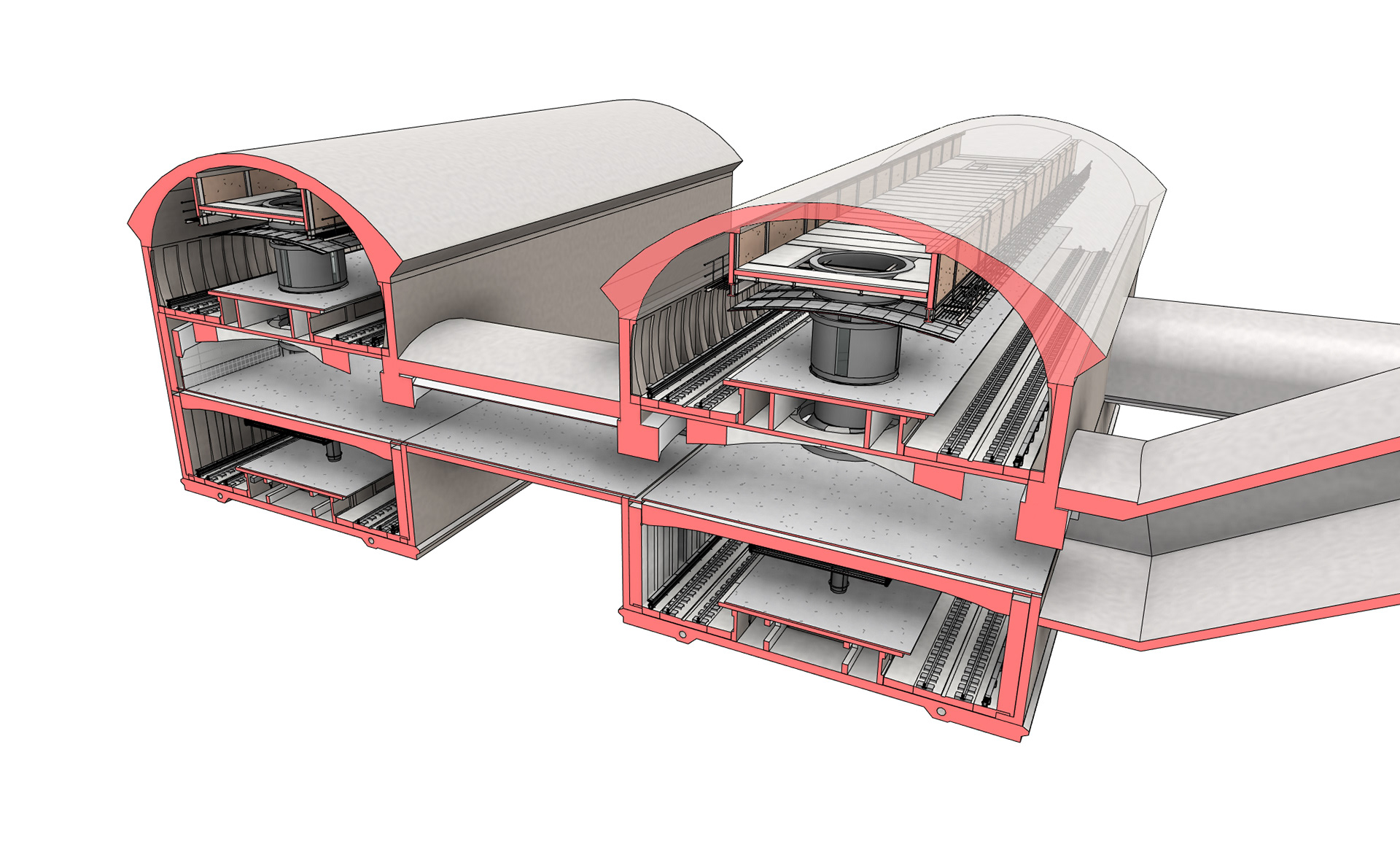 Queens Plaza - 3D Section