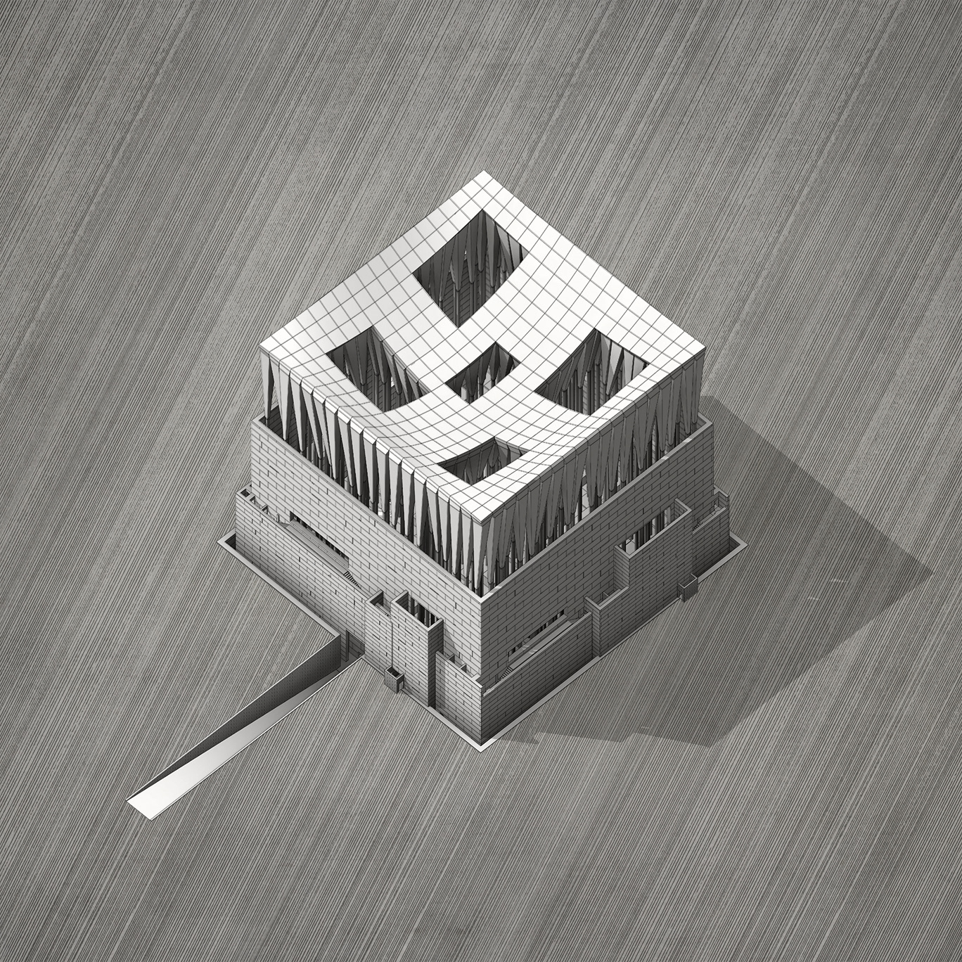 Axonometric View - Exterior