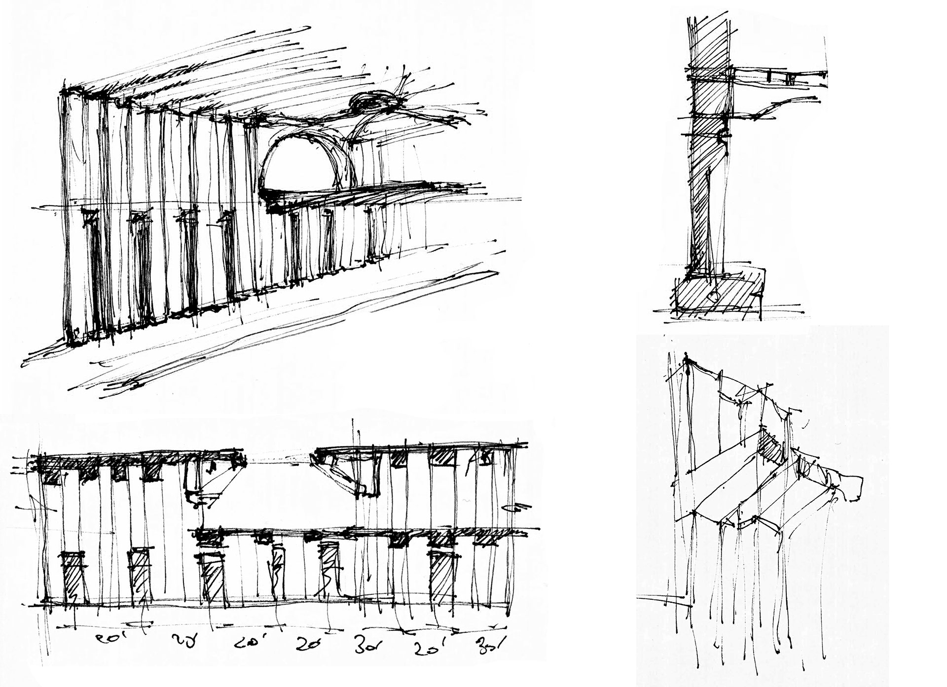 Sketch - Wall Panel with Safety Niche 1.2