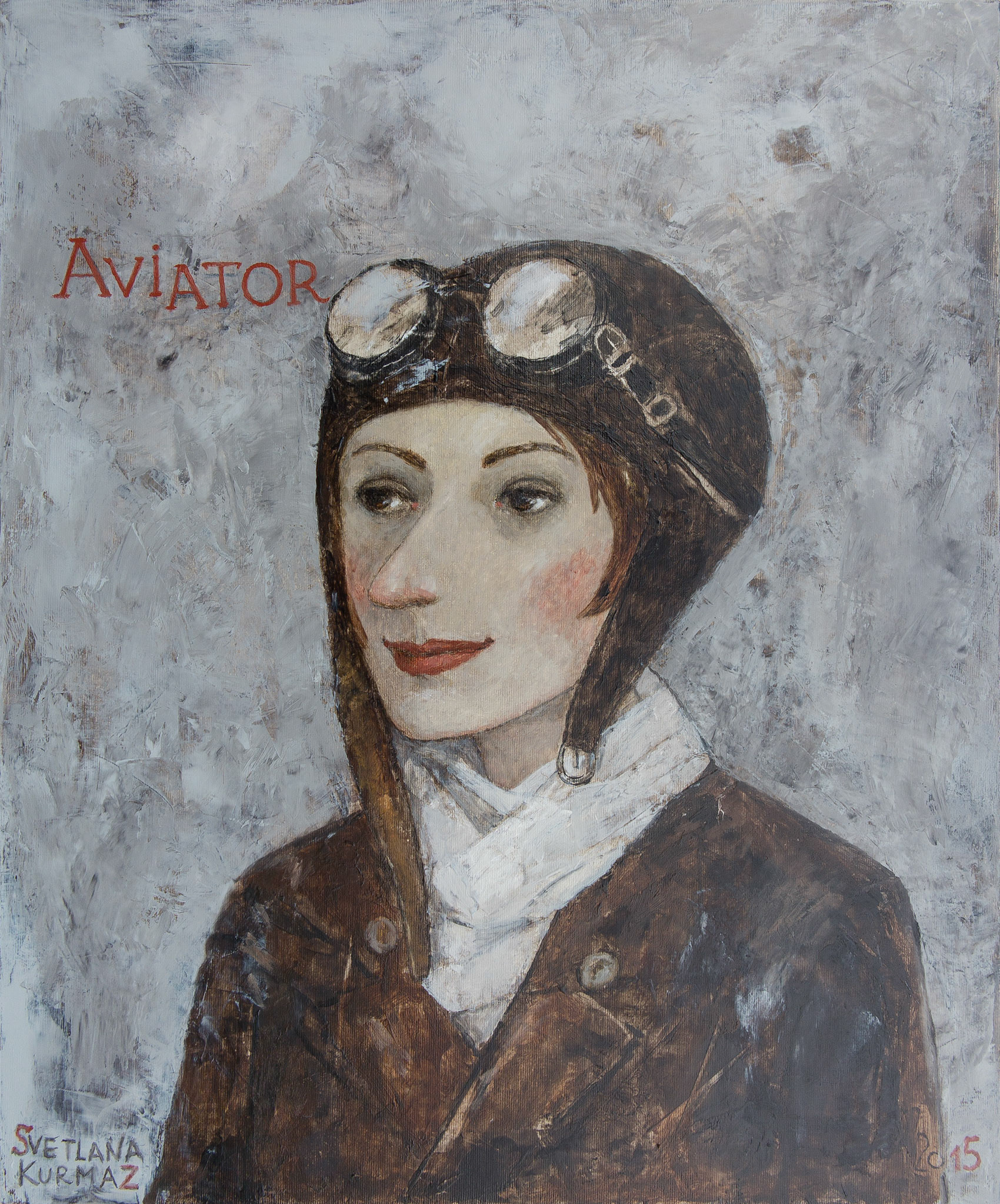 AVIATOR, oil on canvas, 60x50cm. SOLD