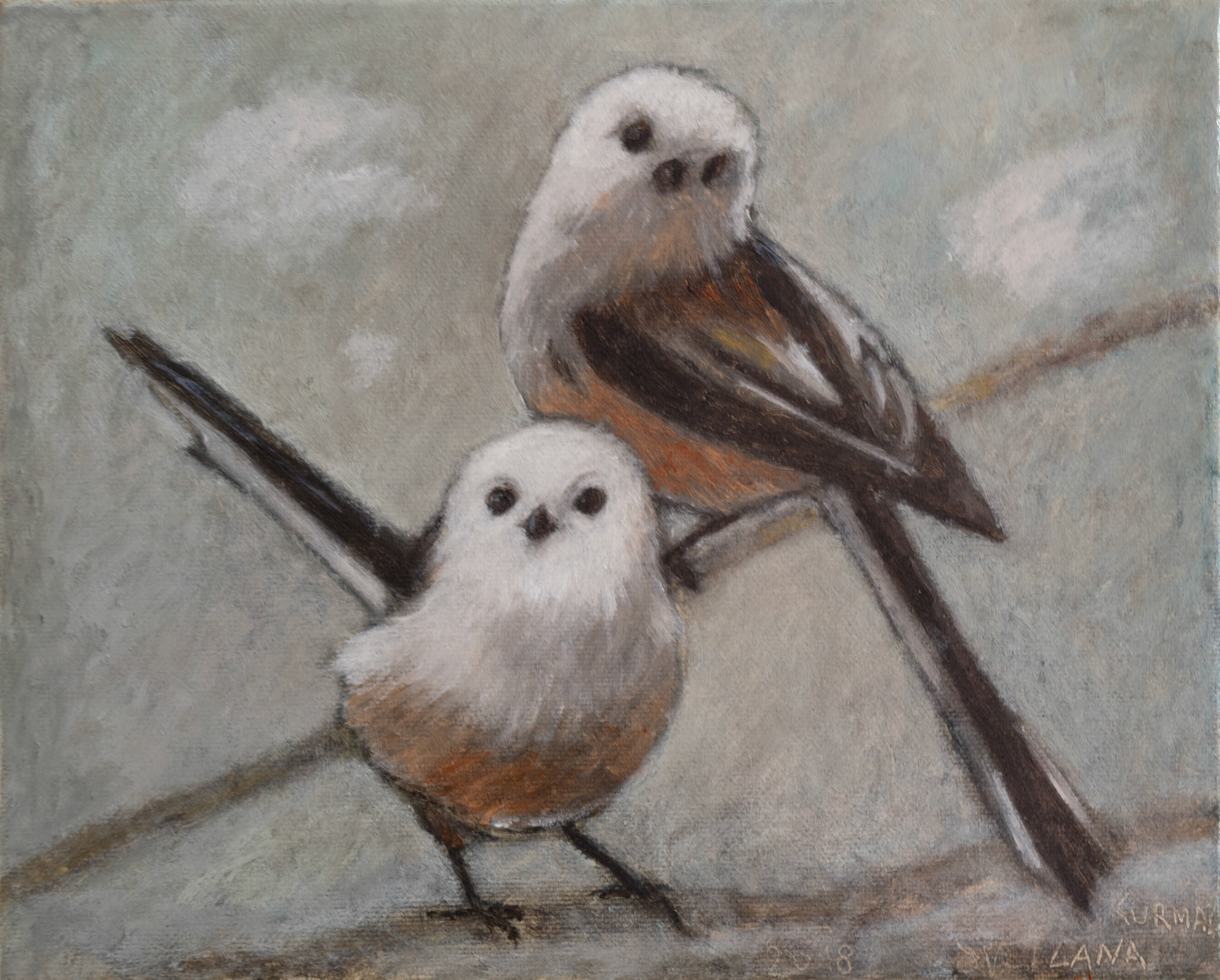 oil on canvas, 20x24cm. /SOLD/