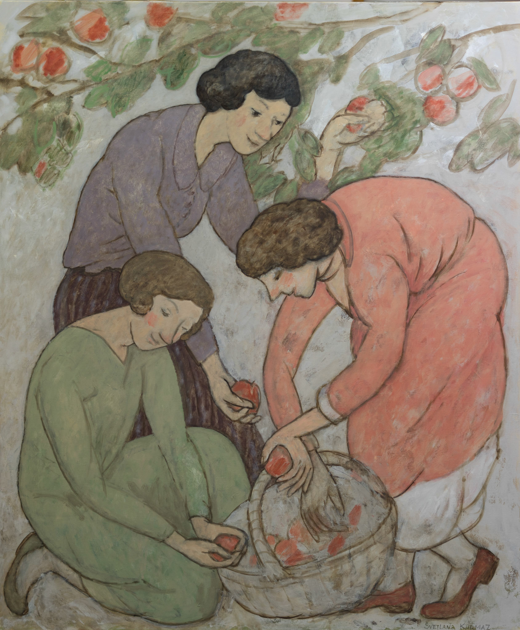 HARVEST, oil on canvas, 120x100cm. /SOLD