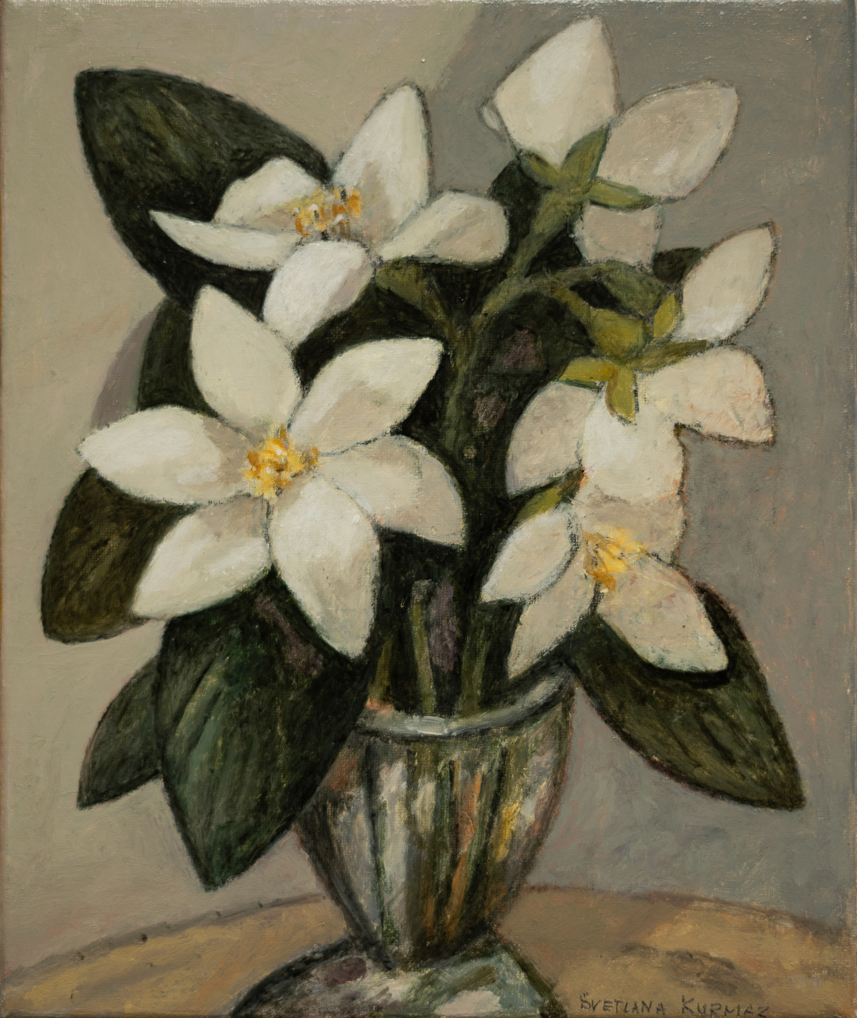 SMALL BOUQUET, oil on canvas, 24x20cm. /SOLD/