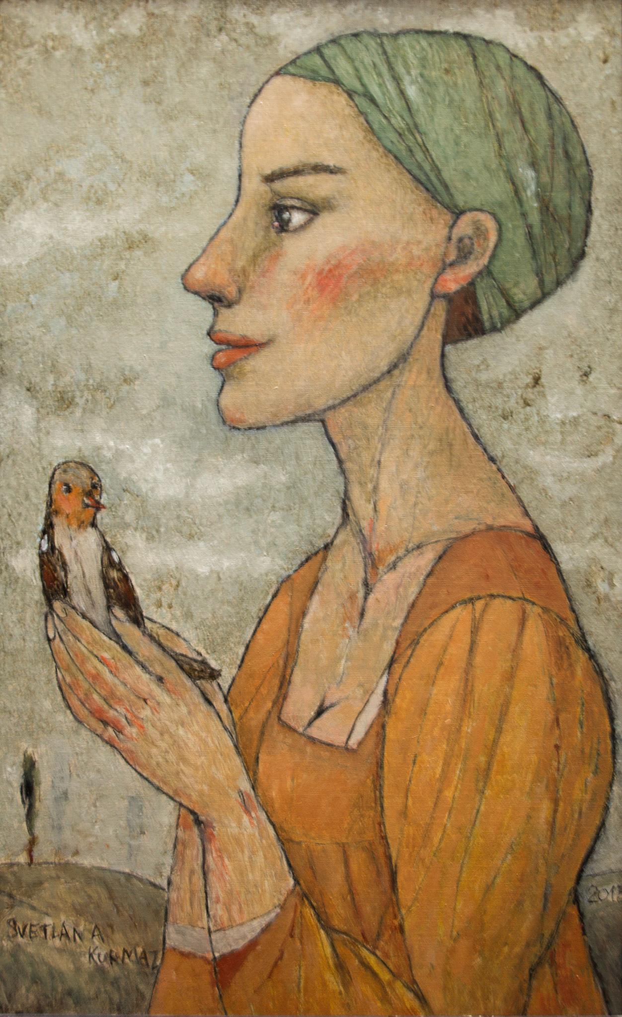 PROFILE, oil on canvas, 65x40cm. SOLD