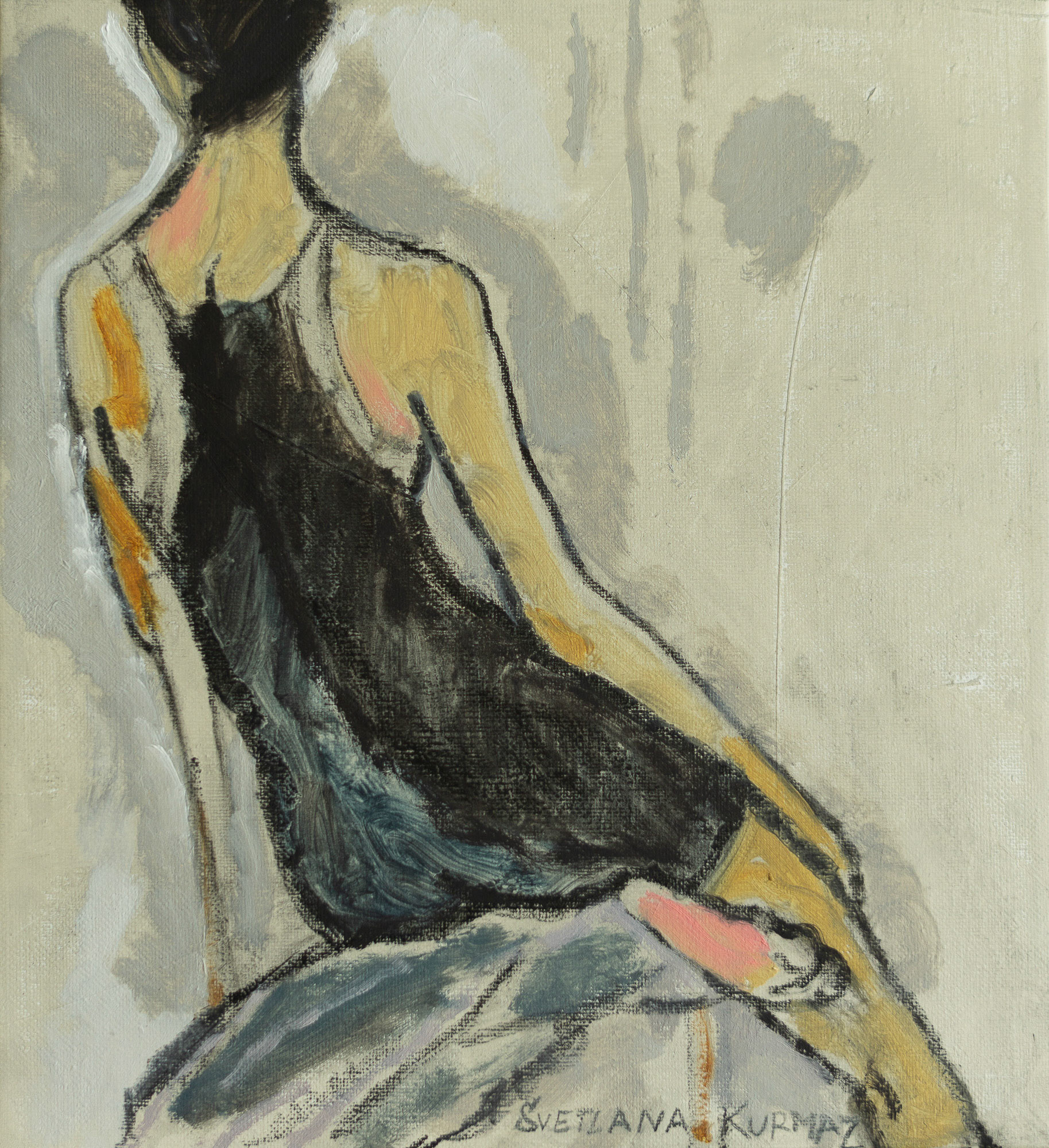 oil on canvas, 22x20cm. /SOLD/