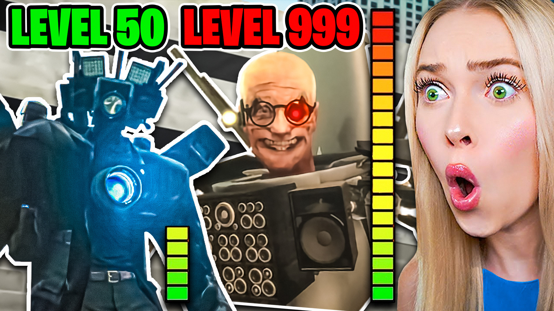 AutumnReacts Cameraman vs Scientist Skibidi Toilet Power Levels Reaction Thumbnail