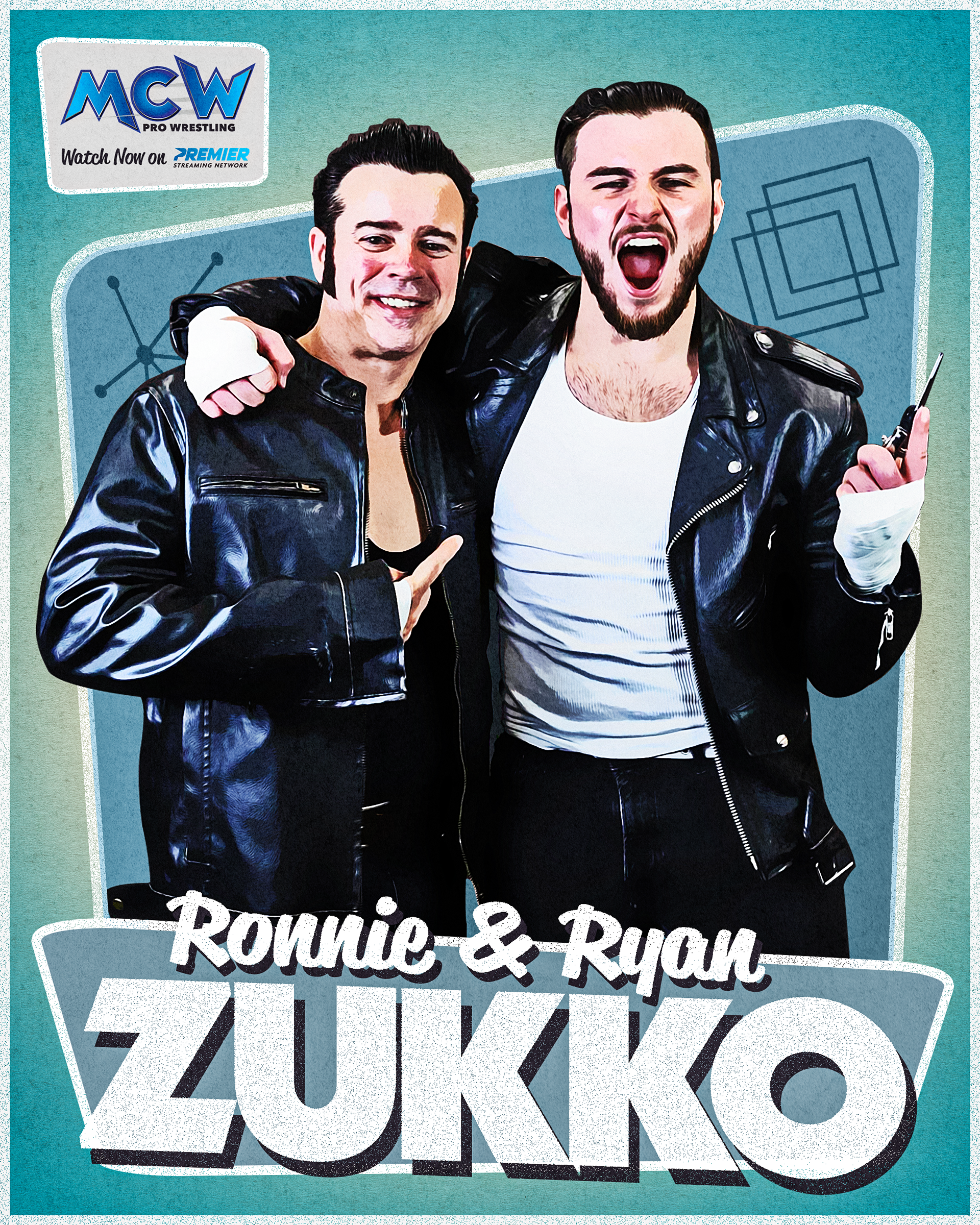 MCW Pro Wrestling Wrestler Showcase Poster Concept