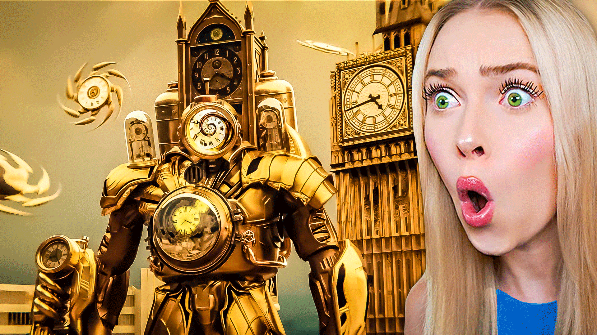 AutumnReacts Skibidi Clock Reaction Thumbnail