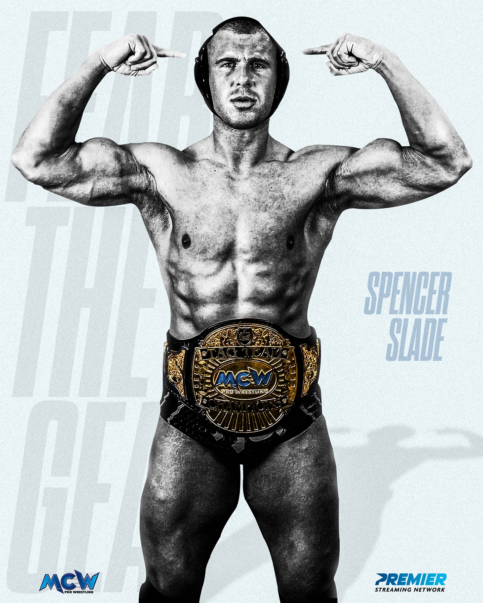 MCW Pro Wrestling Champion Showcase Poster Concept