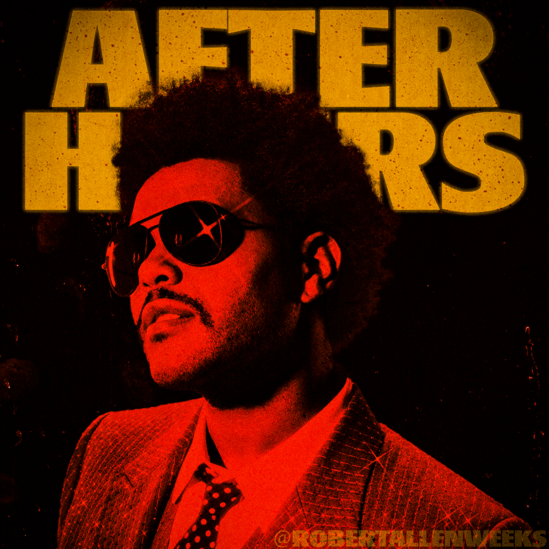 The Weeknd - After Hours Album Cover Poster