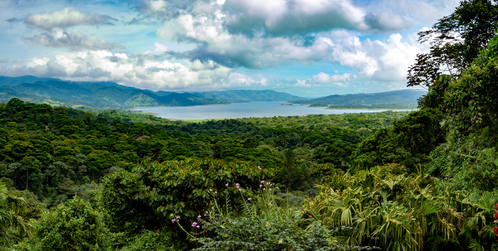 View from the west end Arenal Costa Rica