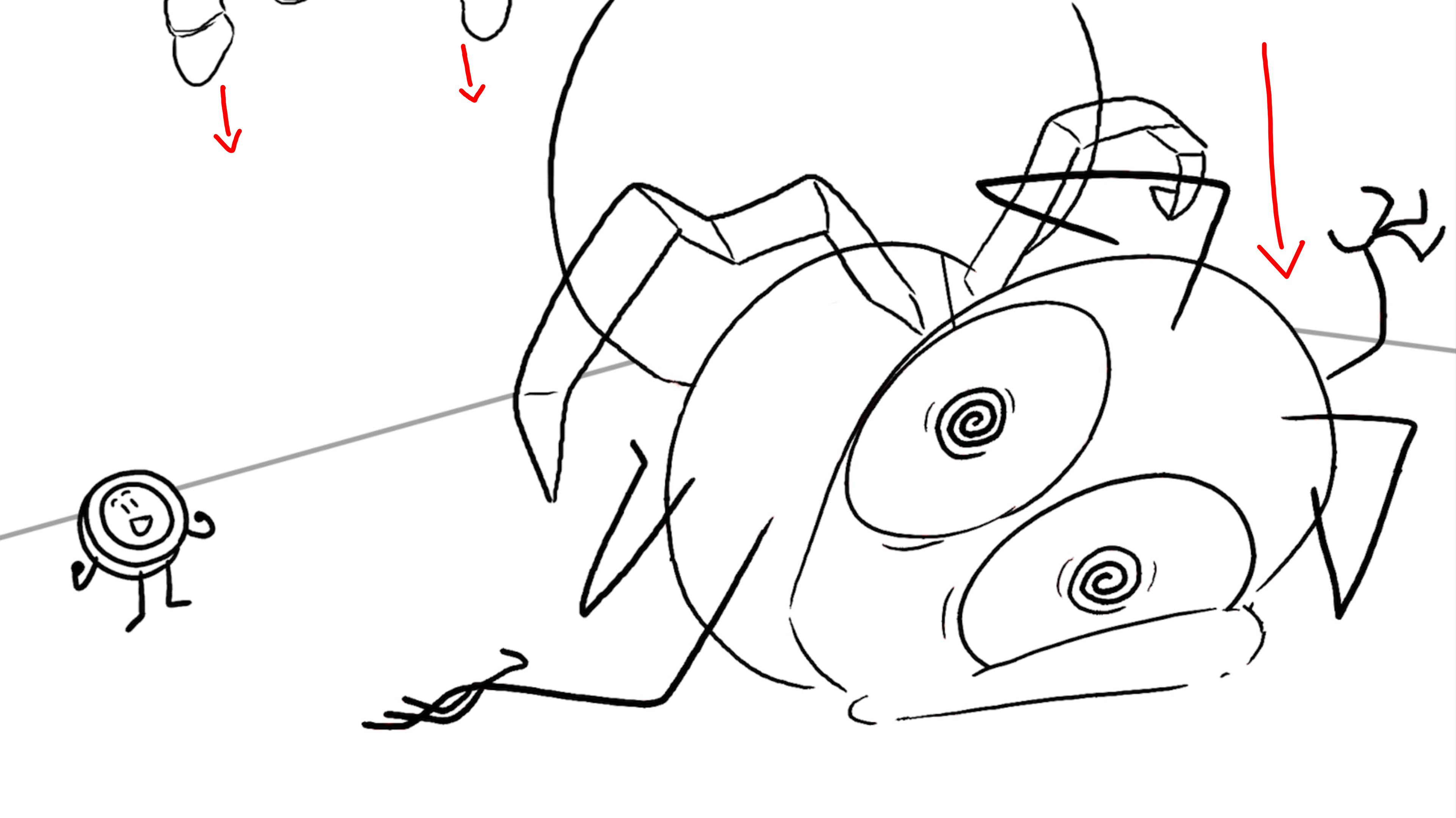 The Mega-Wasp comes crashing down!