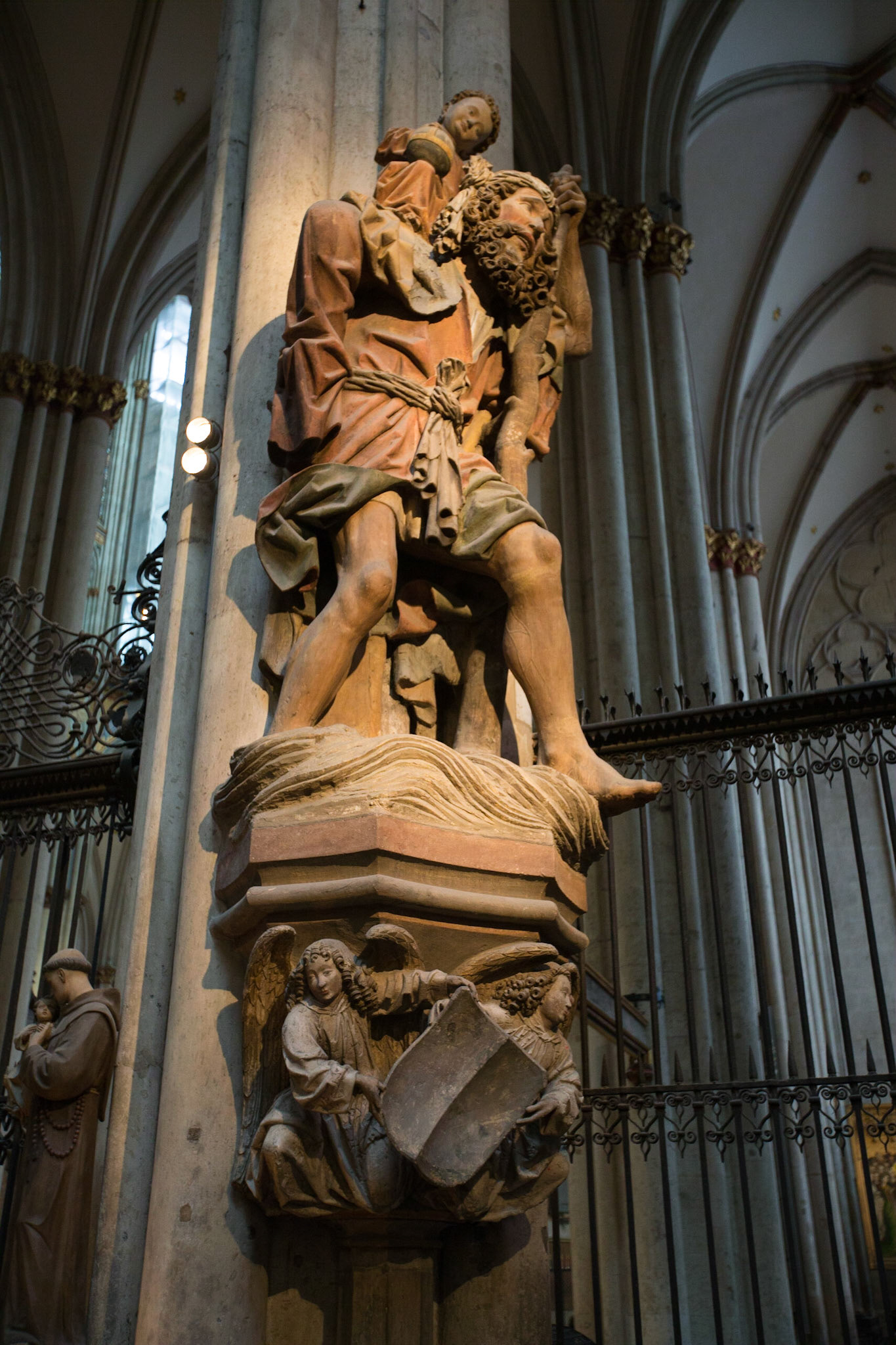 Statue Inside Cologne Catherdral