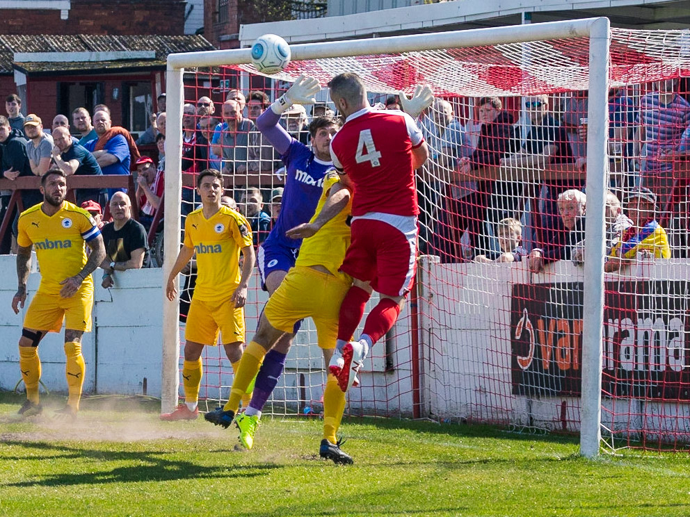 Heading Back Across Goal