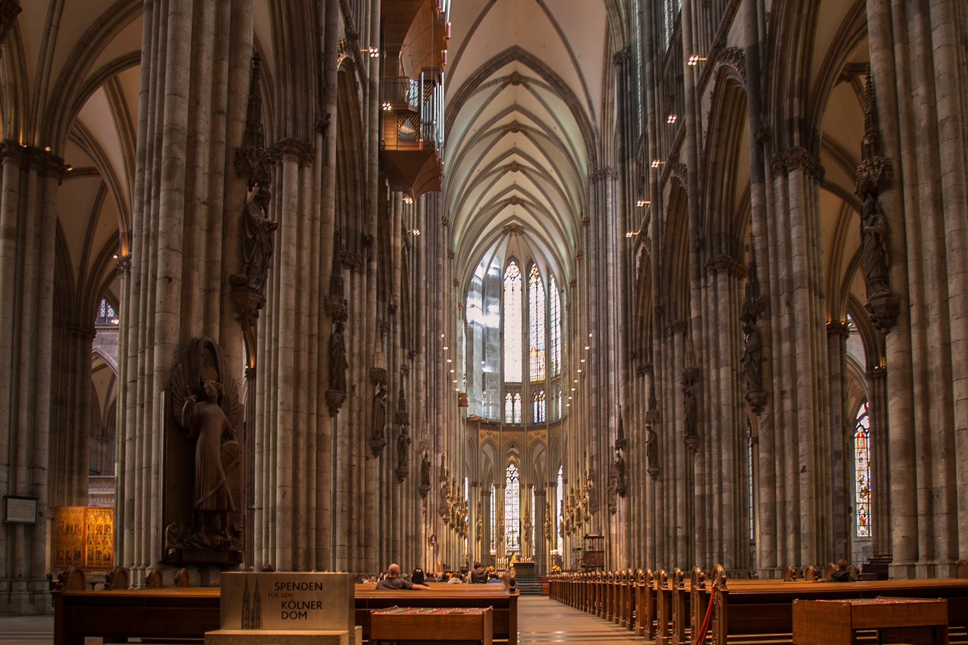 The Interior Of Cologne Cathedral
