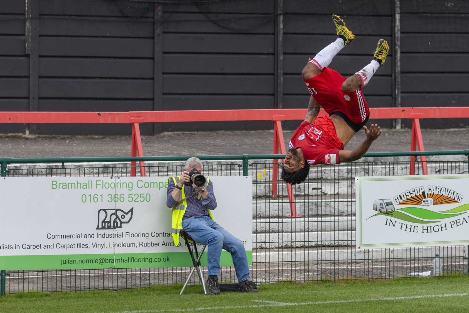 A rare photograph of me at work, taken by my friend Jeremy