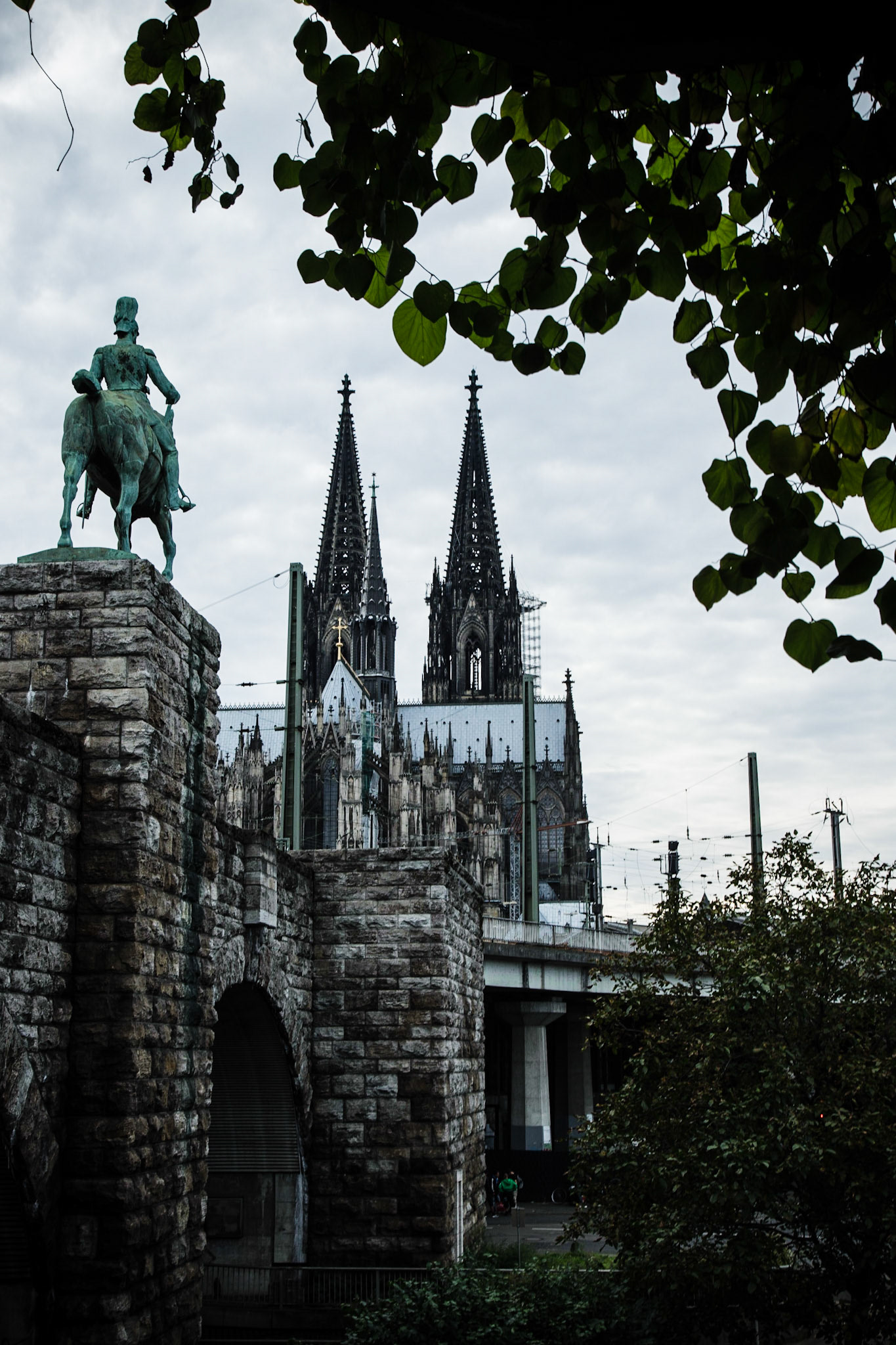 Cologne, With The Cathedral In The Background